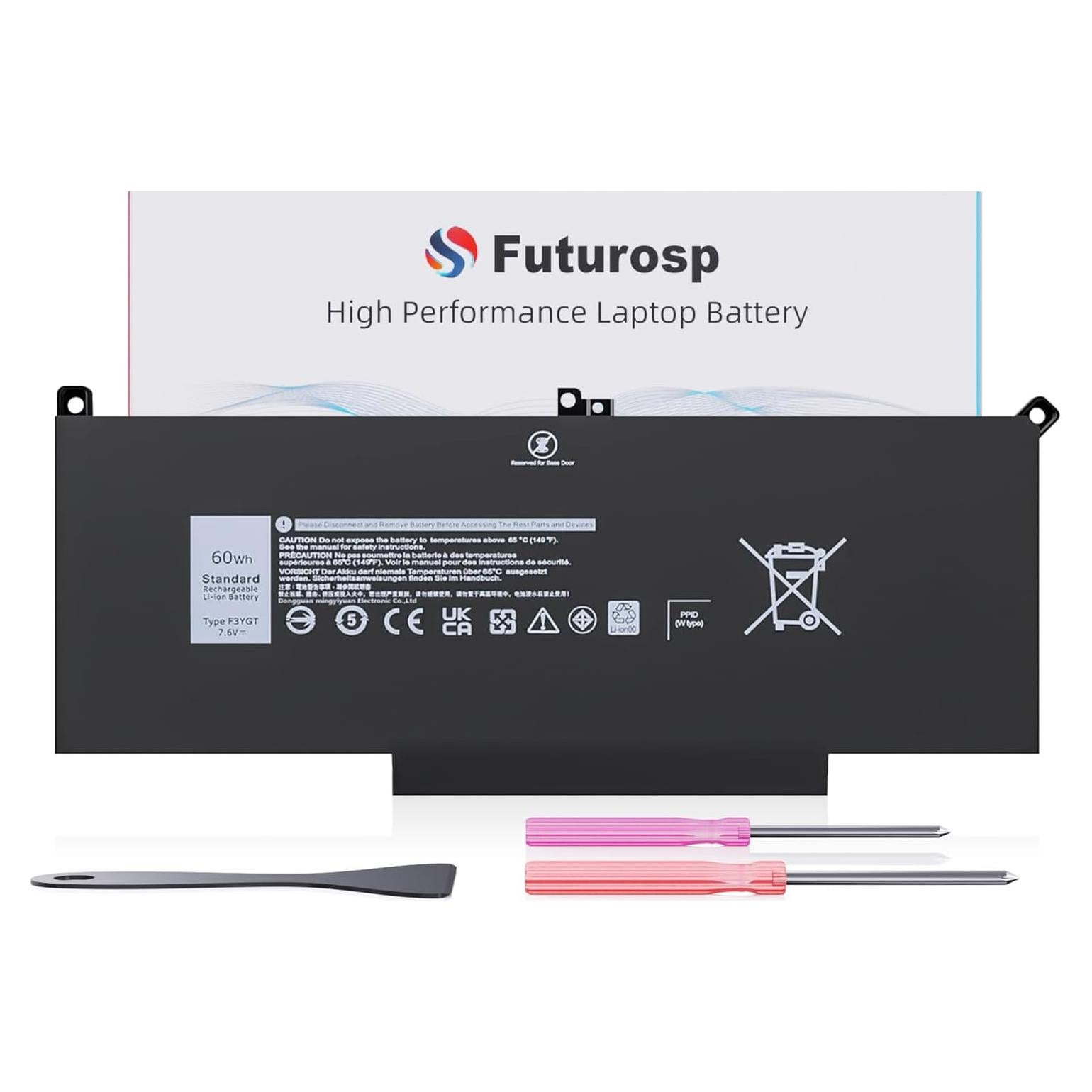 Batería Reemplazo Dell Latitude 7480 7490 60Wh Li-ion