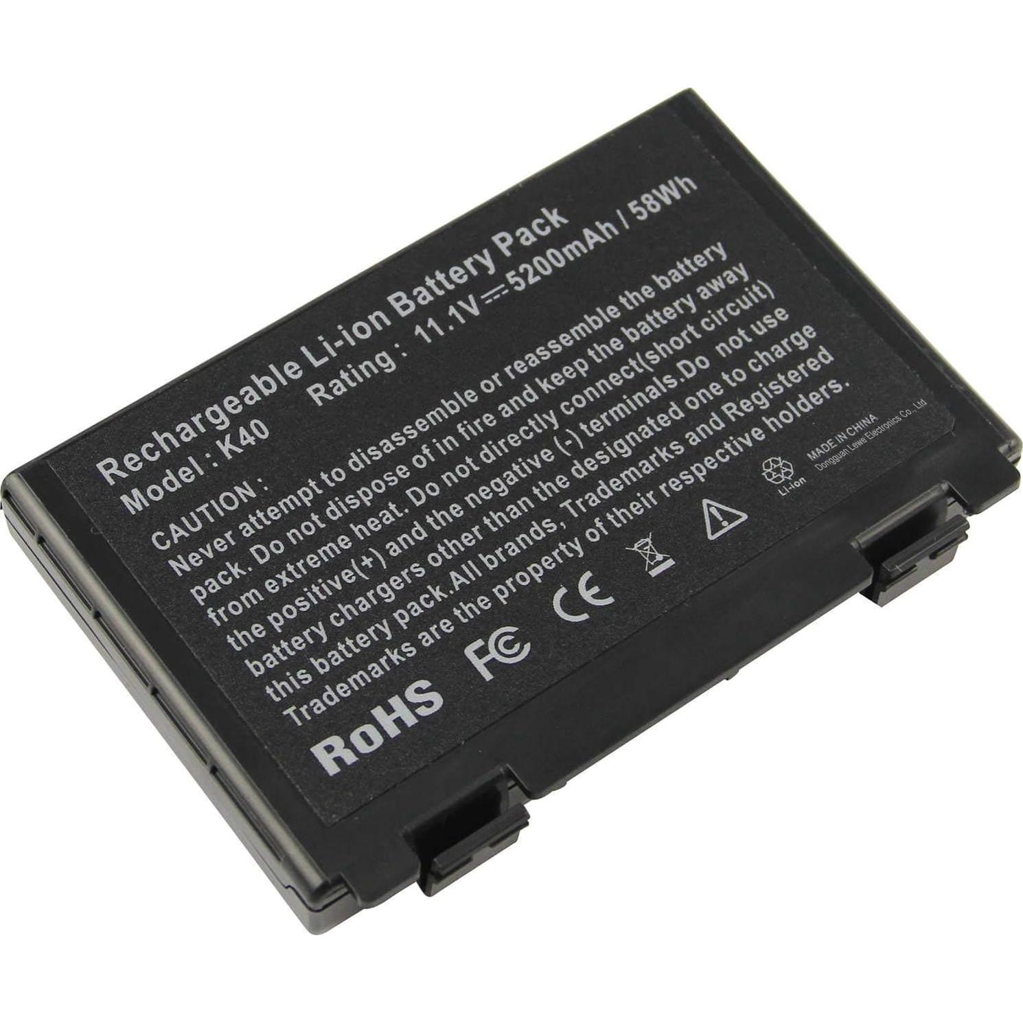 Batería de Laptop Futurebatt 6 Celdas 5200mAh para ASUS K61IC