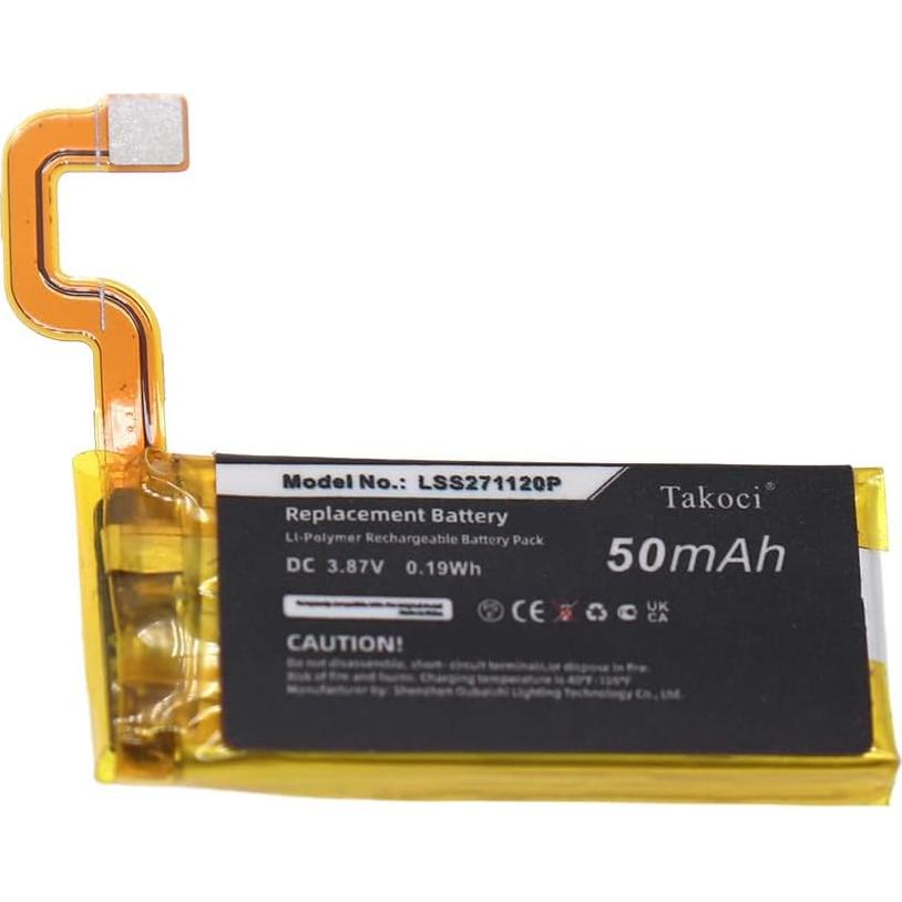 Batería de Reemplazo LSS271120P 50mAh 3.87V para Reloj Luxe