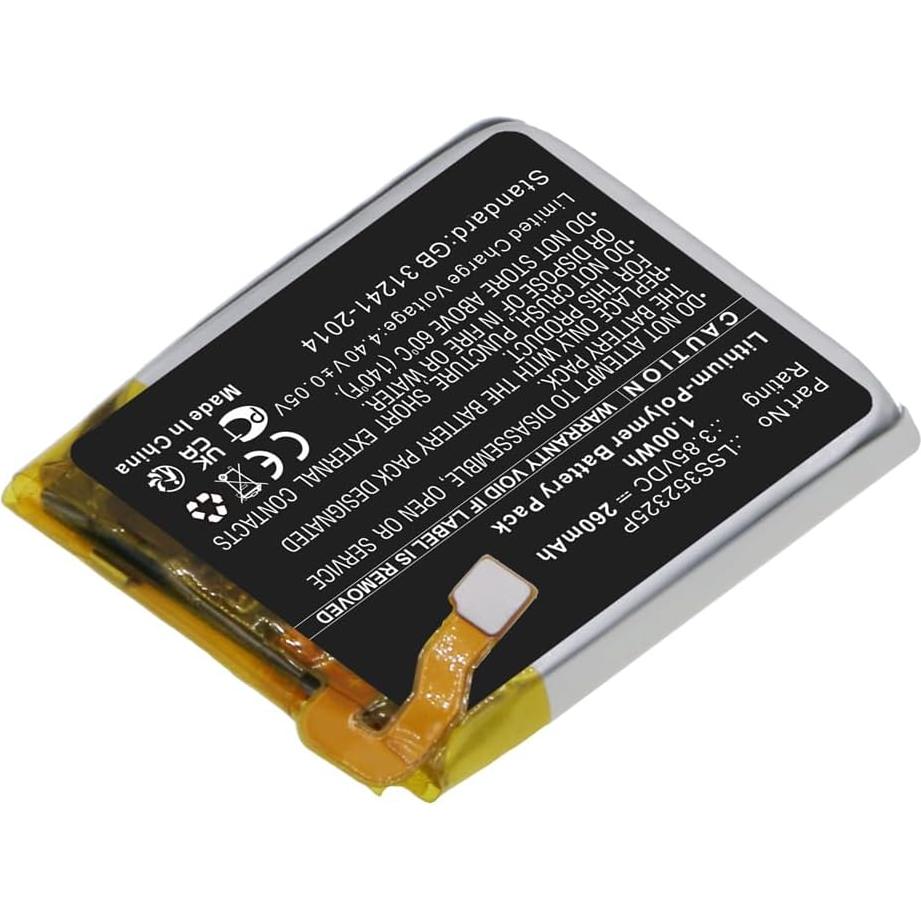Batería de Reemplazo LSS352325P 260mAh para Fitbit Versa 3