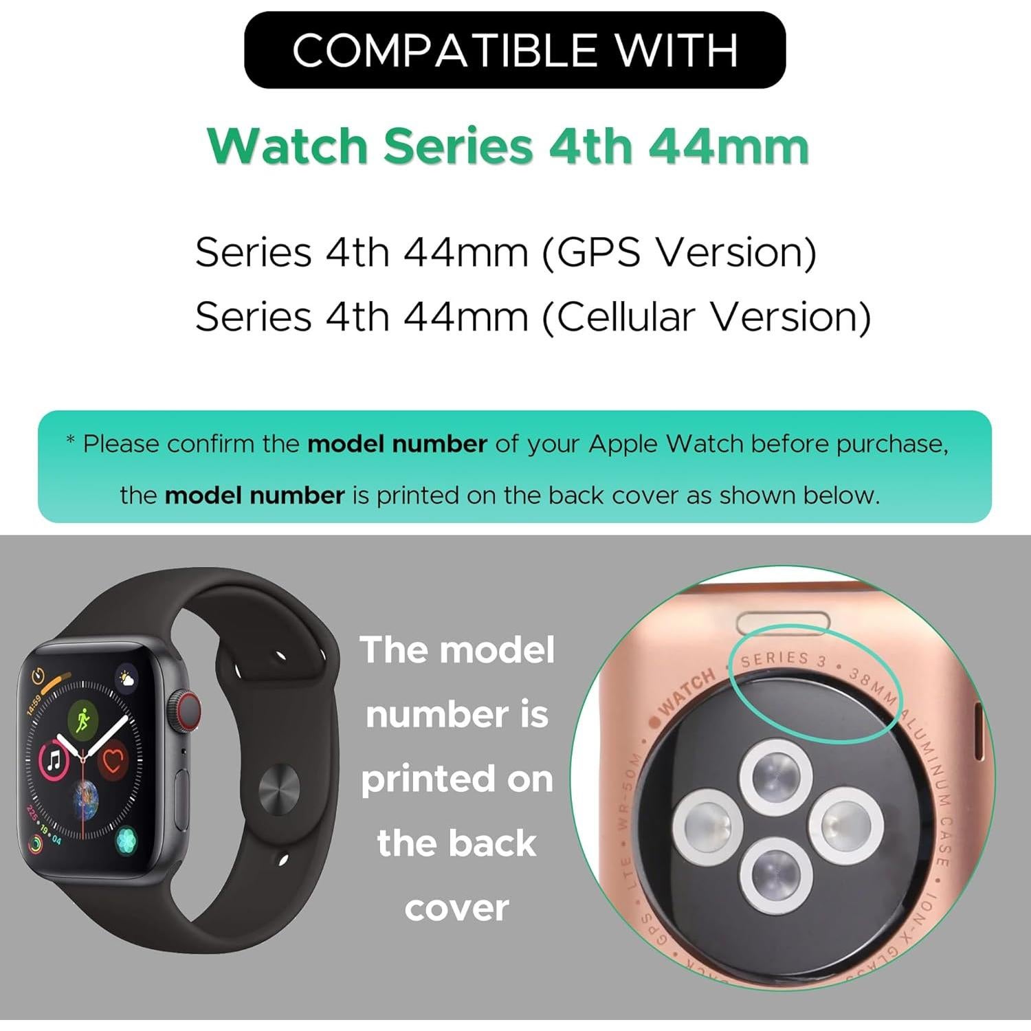 Batería de Reemplazo Green Fusion A2059 para Apple Watch 4 44mm