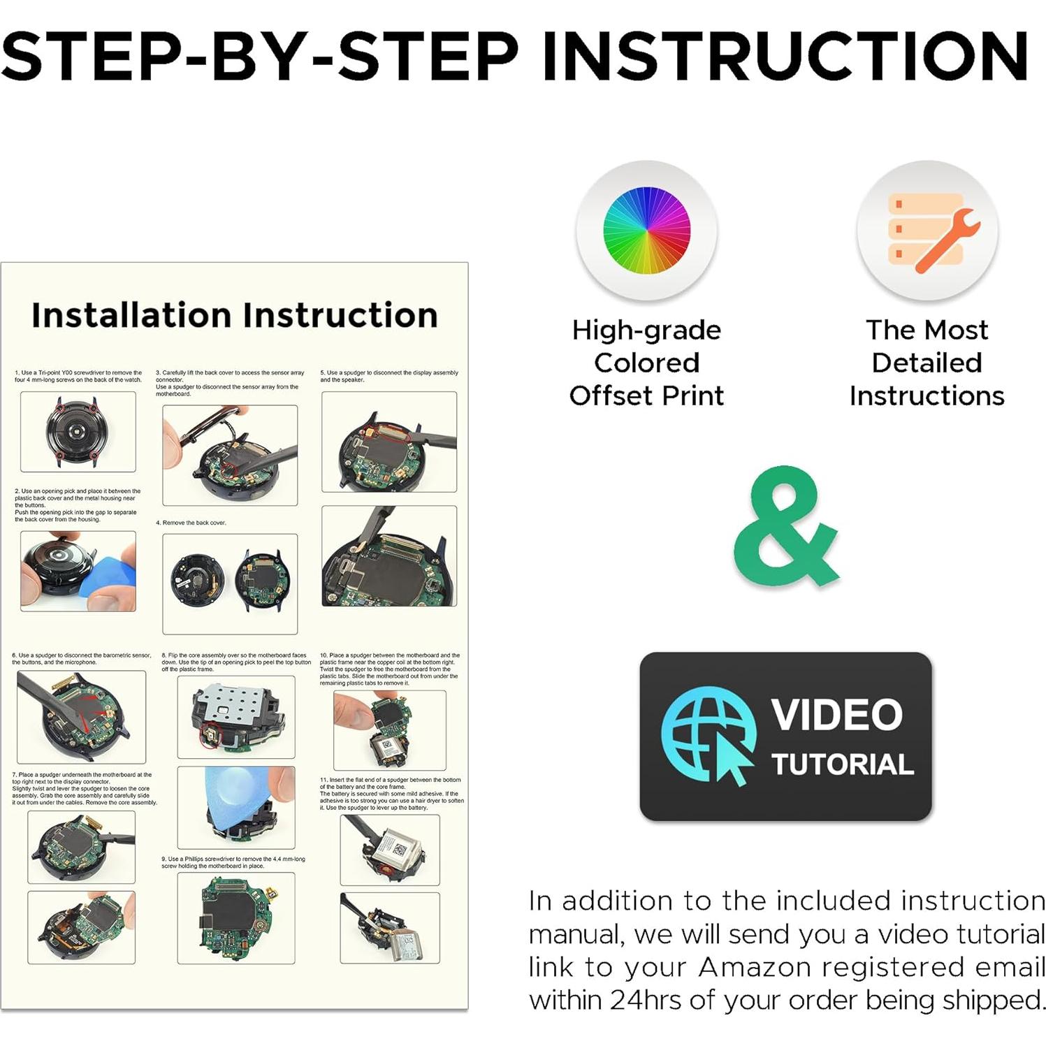 Batería de Reemplazo Green Fusion A2059 para Apple Watch 4 44mm