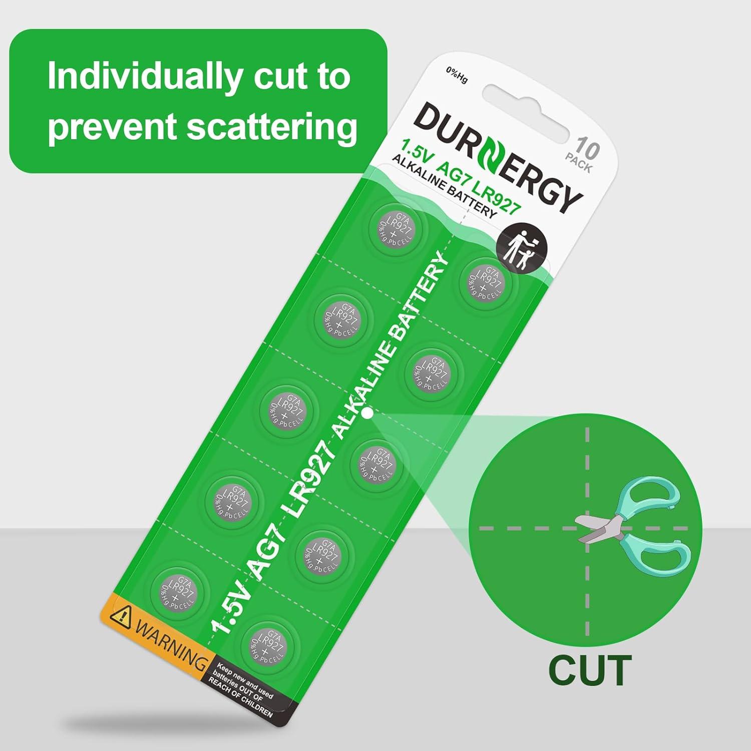 Baterías de Reloj DURNERGY 395 SR927SW Paquete de 100 Unidades