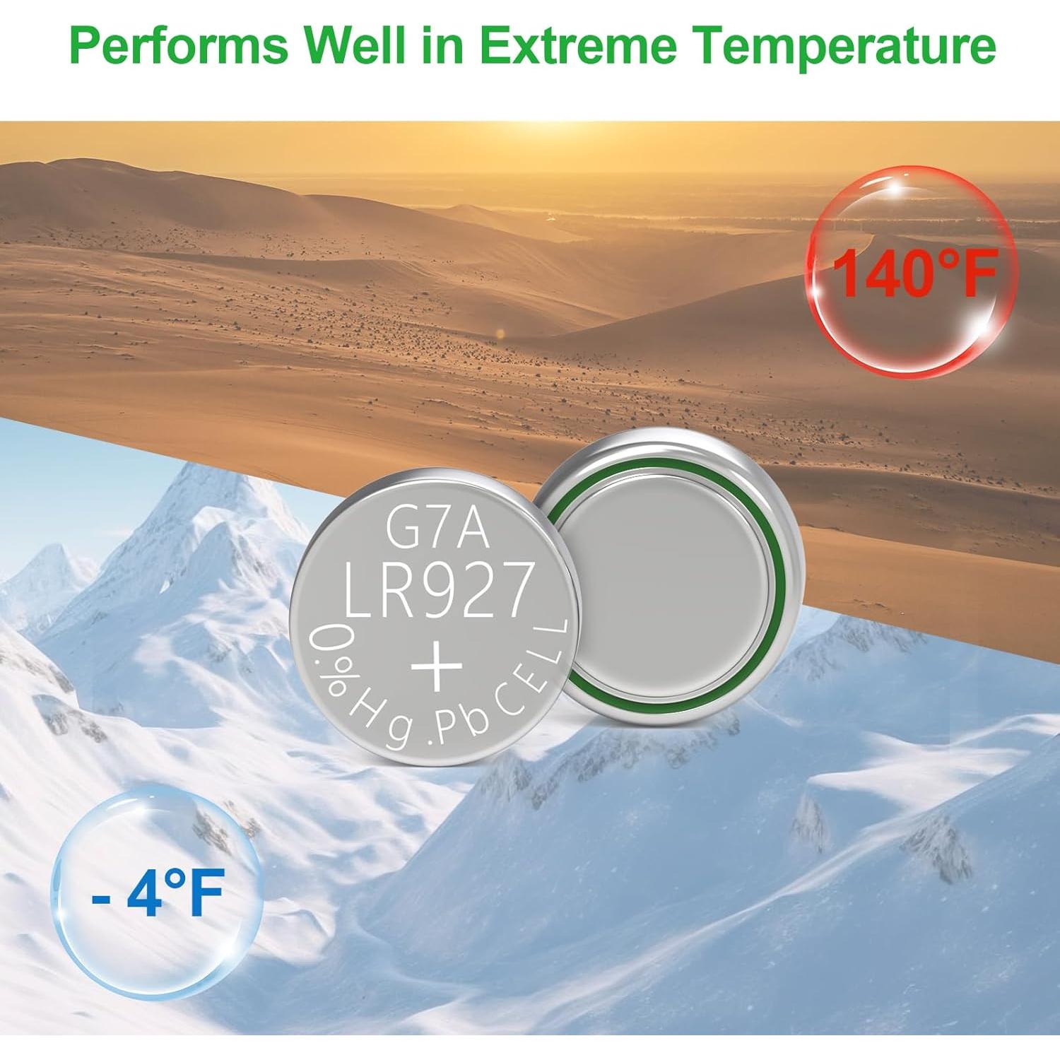 Baterías de Reloj DURNERGY 395 SR927SW Paquete de 100 Unidades