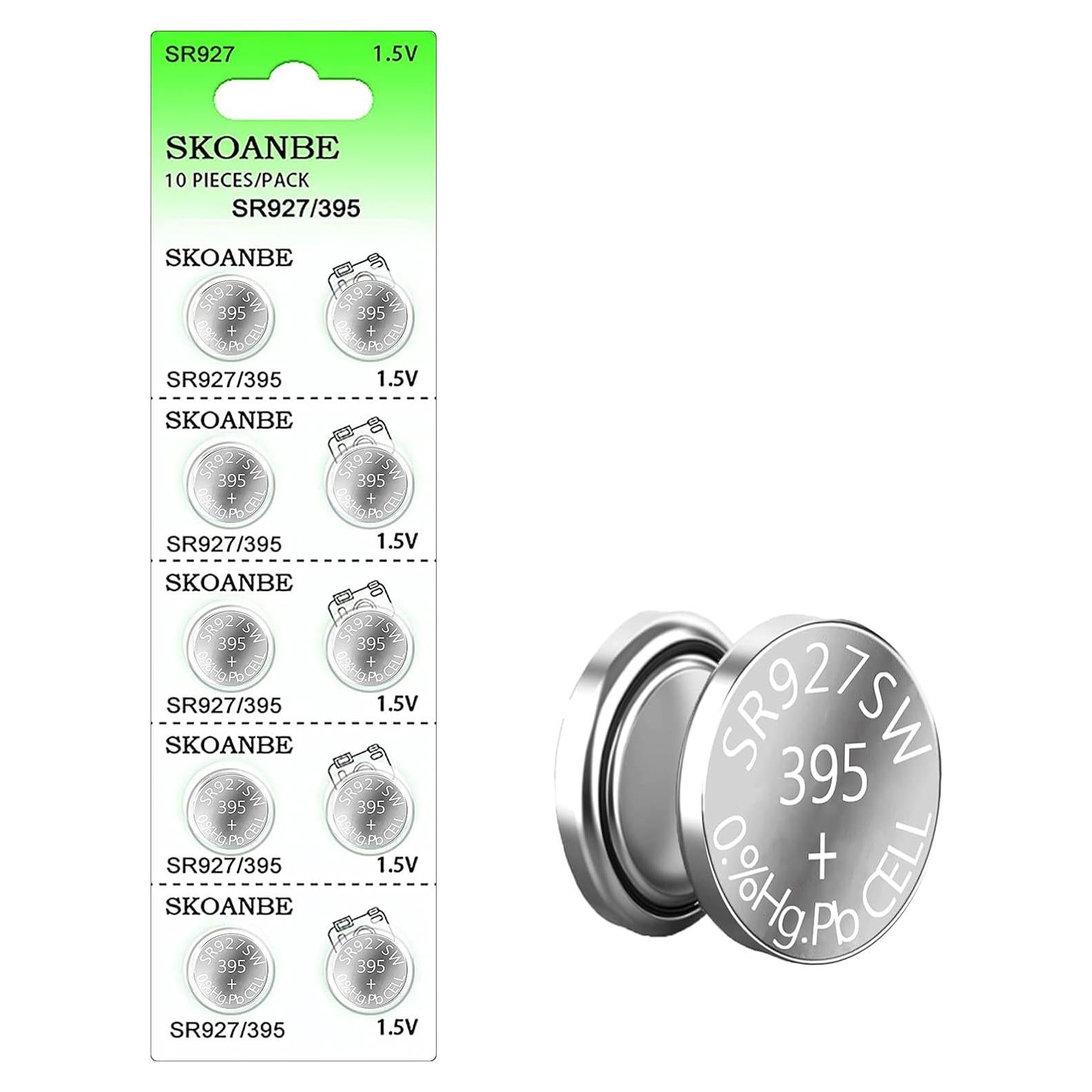 Baterías de Botón SKOANBE 10PCS SR927SW 1.5V Alta Calidad