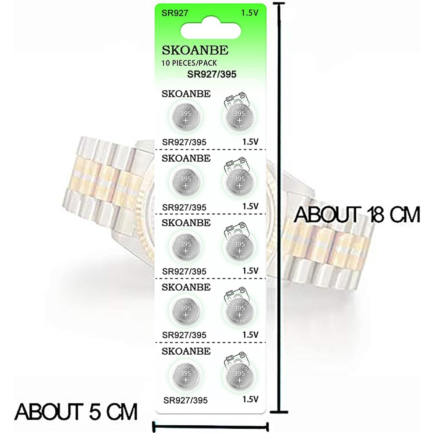 Baterías de Botón SKOANBE 10PCS SR927SW 1.5V Alta Calidad