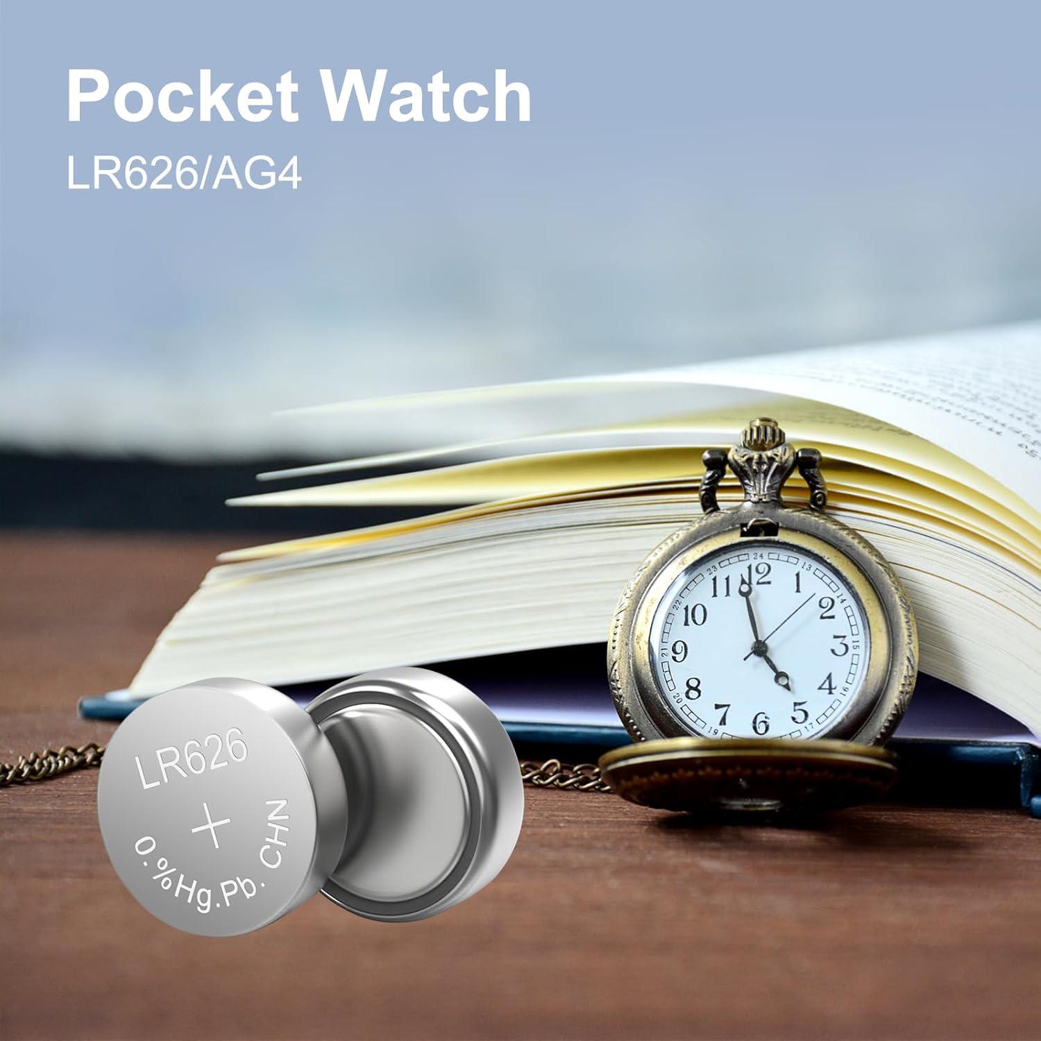 Baterías LR626 Paquete de 10 - Alcalinas 1.5V para Relojes