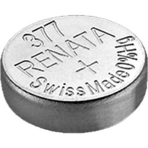 Batería de Reloj Renata 377 SR626SW 1.55V Plata 2 Unidades