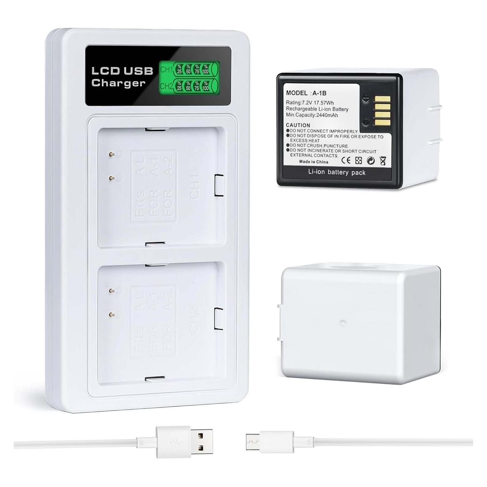 Paquete de 2 Baterías Recargables Li-ion 7.2V 2440mAh Arlo Pro