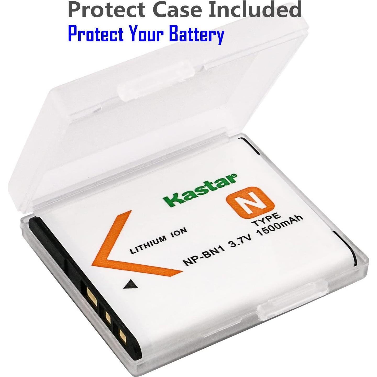 Batería Kastar NP-BN1 Tipo N para cámaras Sony - 1500mAh