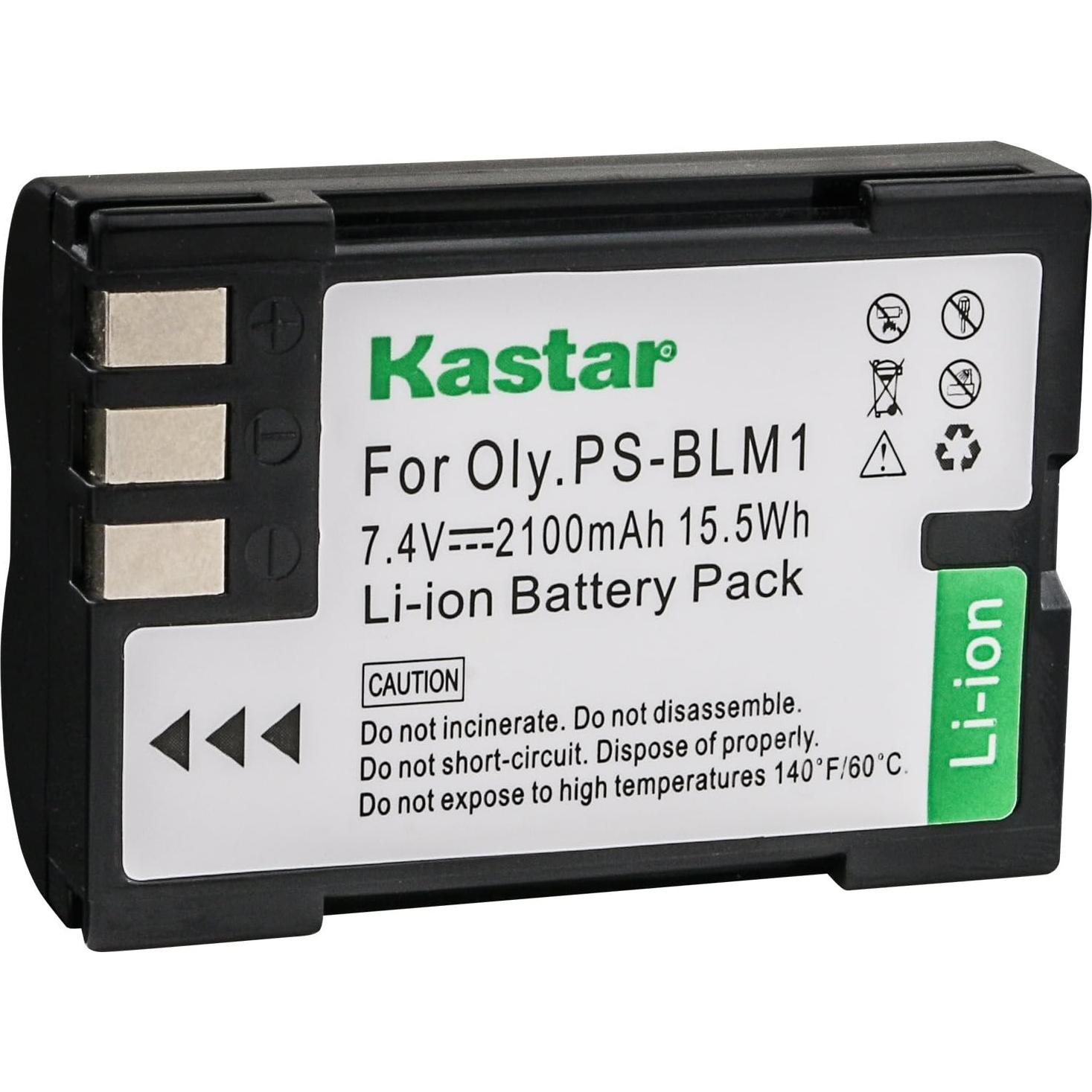 Batería de Reemplazo Kastar para Olympus BLM-1 2100mAh