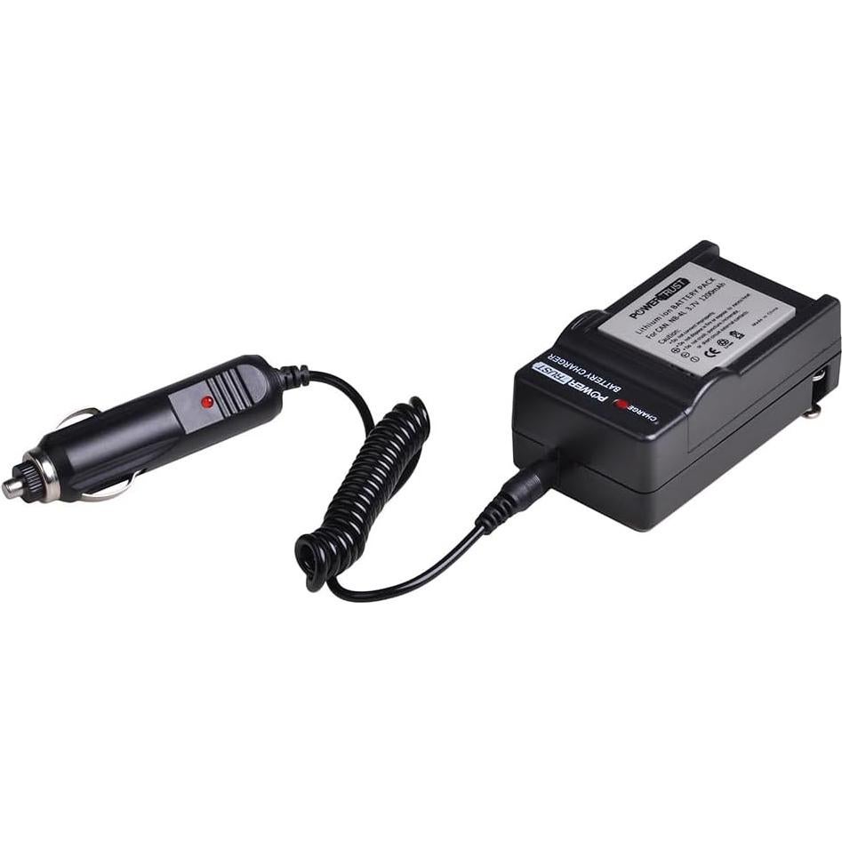 2 Baterías NB-4L + Cargador Rápido PowerTrust para Canon