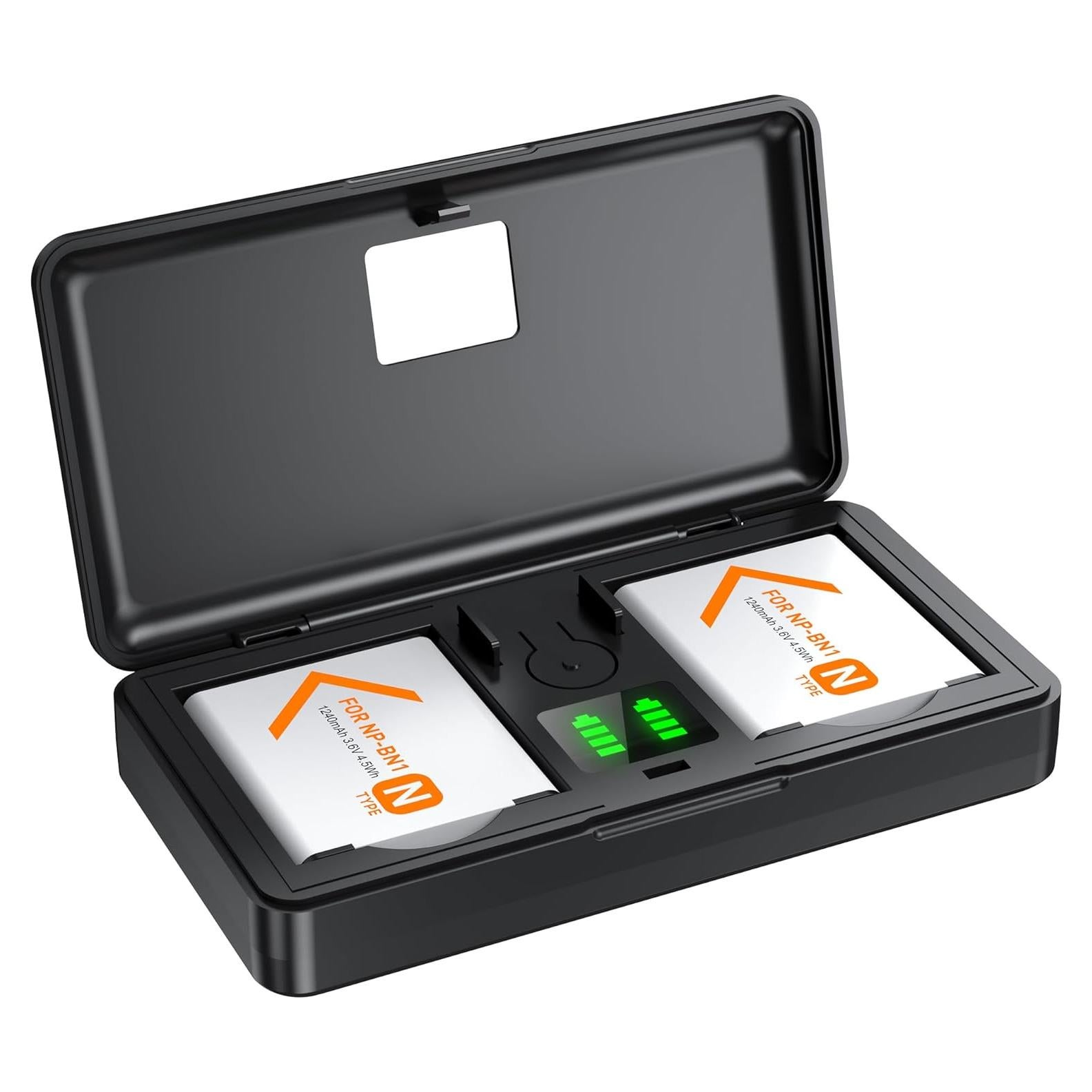 Kit de Baterías y Cargador SEVKUMZ NP-BN1 para Cámaras Sony