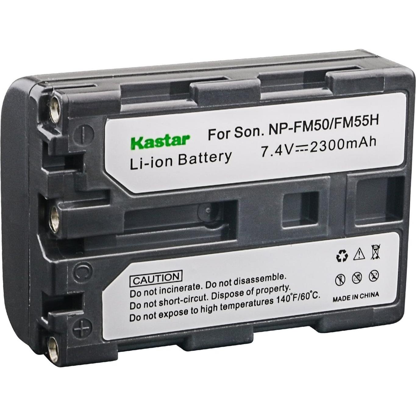 Batería Kastar NP-FM30 NP-FM50 Litio-Ion 2300mAh 7.4V