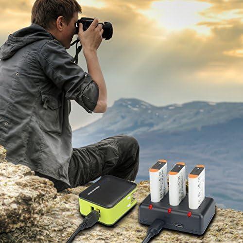 Batería de Reemplazo Sony NP-BX1 Newmowa 3 Unidades + Cargador USB