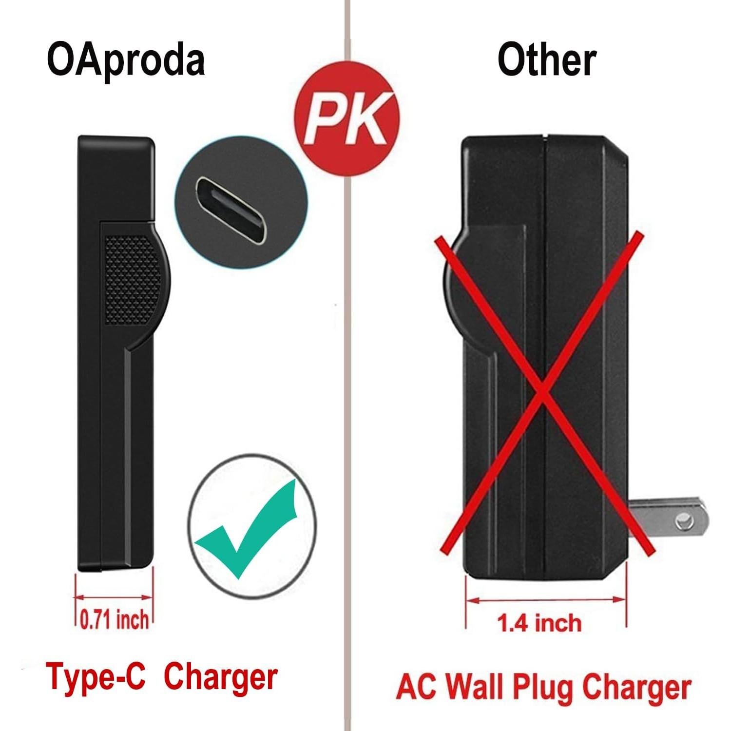 Cargador USB Rápido y Batería EN-EL19 OAproda para Nikon