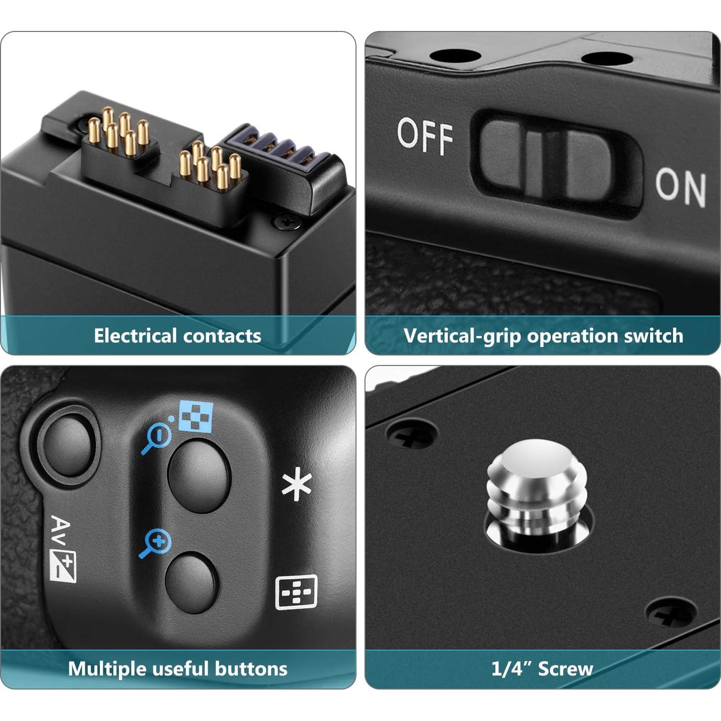 Empuñadura de Batería Neewer BG-E8 para Canon EOS 550D/600D/650D/700D