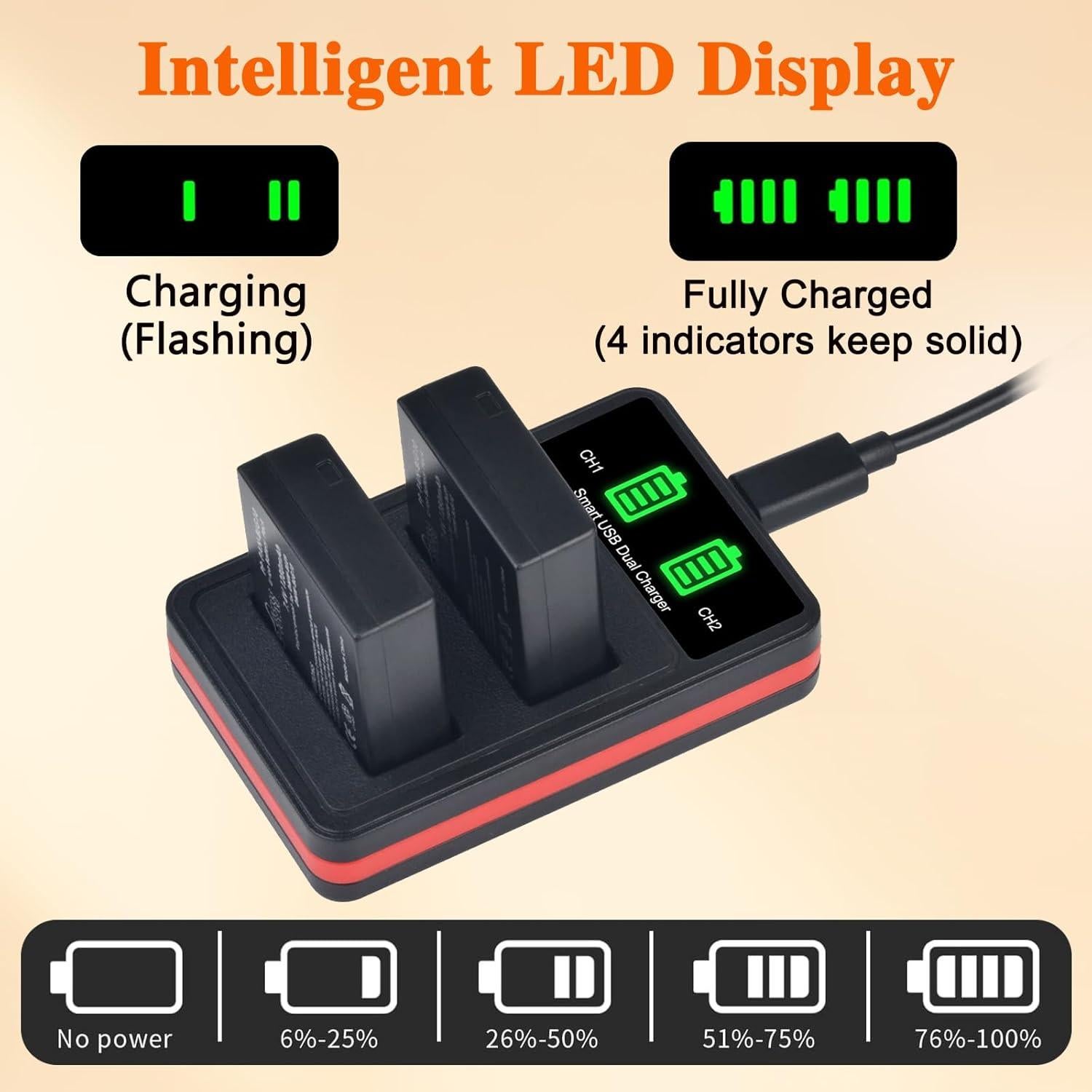 Batería y Cargador Pickle Power DMW-BLG10 para Panasonic