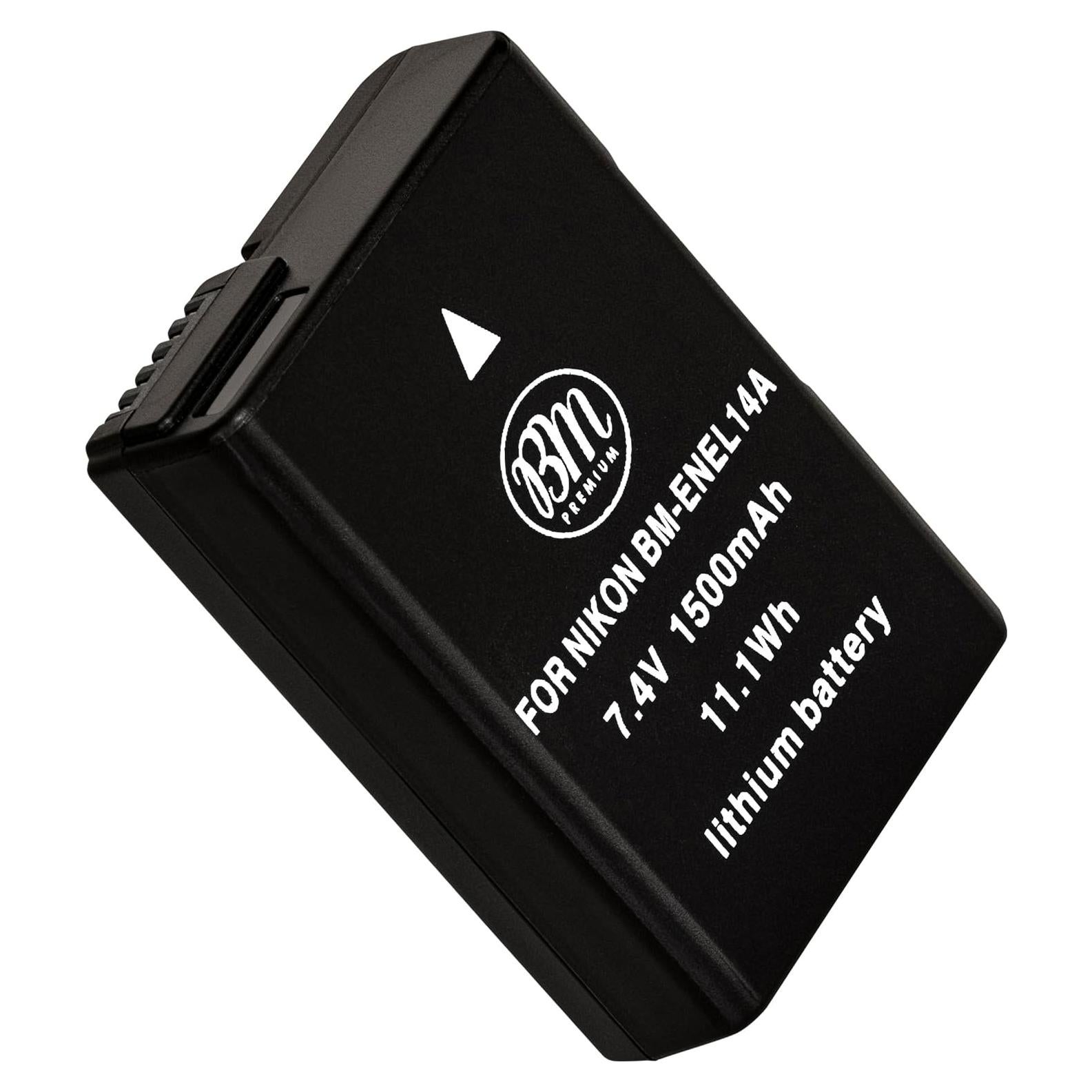 Batería BM Premium EN-EL14A para cámaras Nikon 1500 mAh
