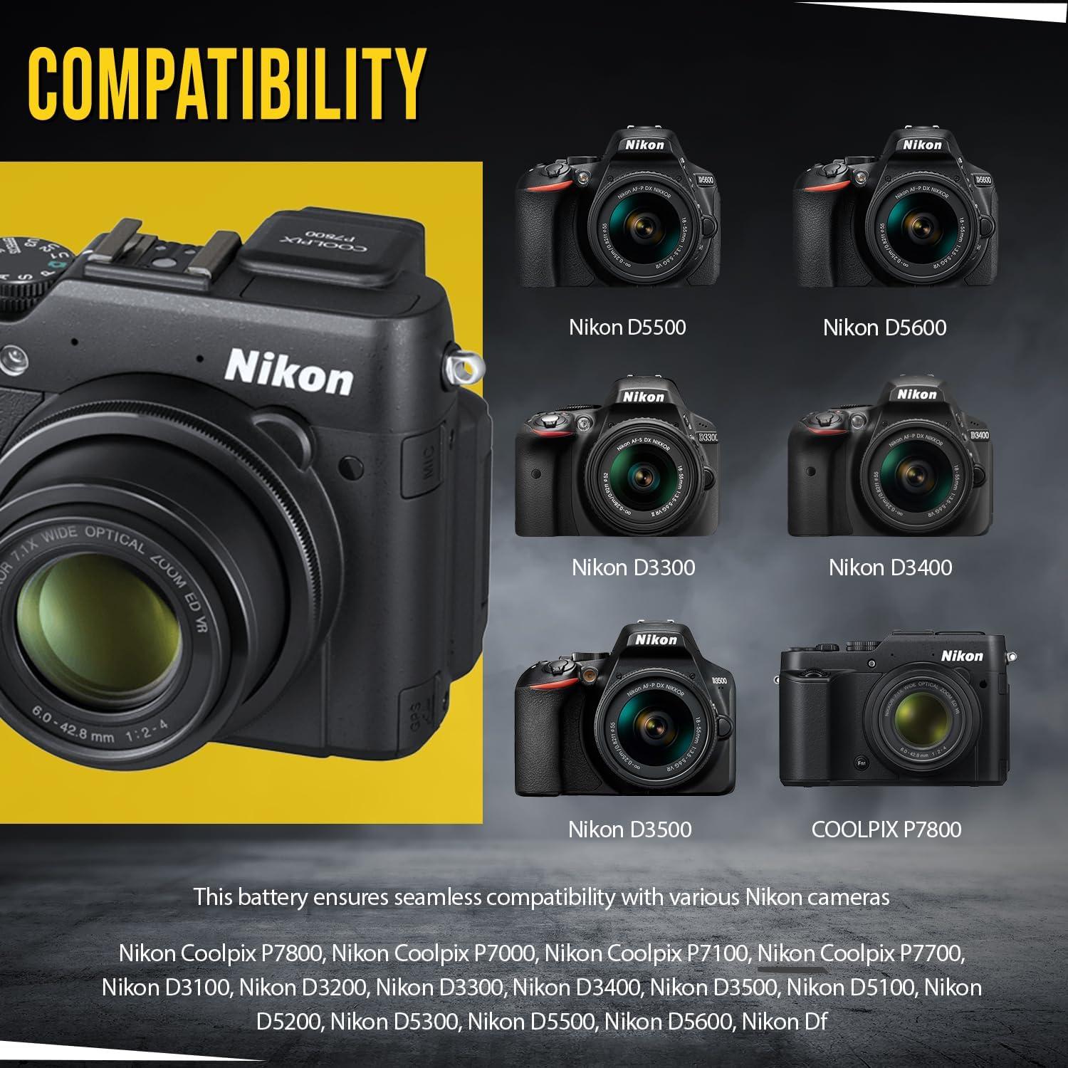 Batería y Cargador BM Premium EN-EL14A para Nikon DSLR
