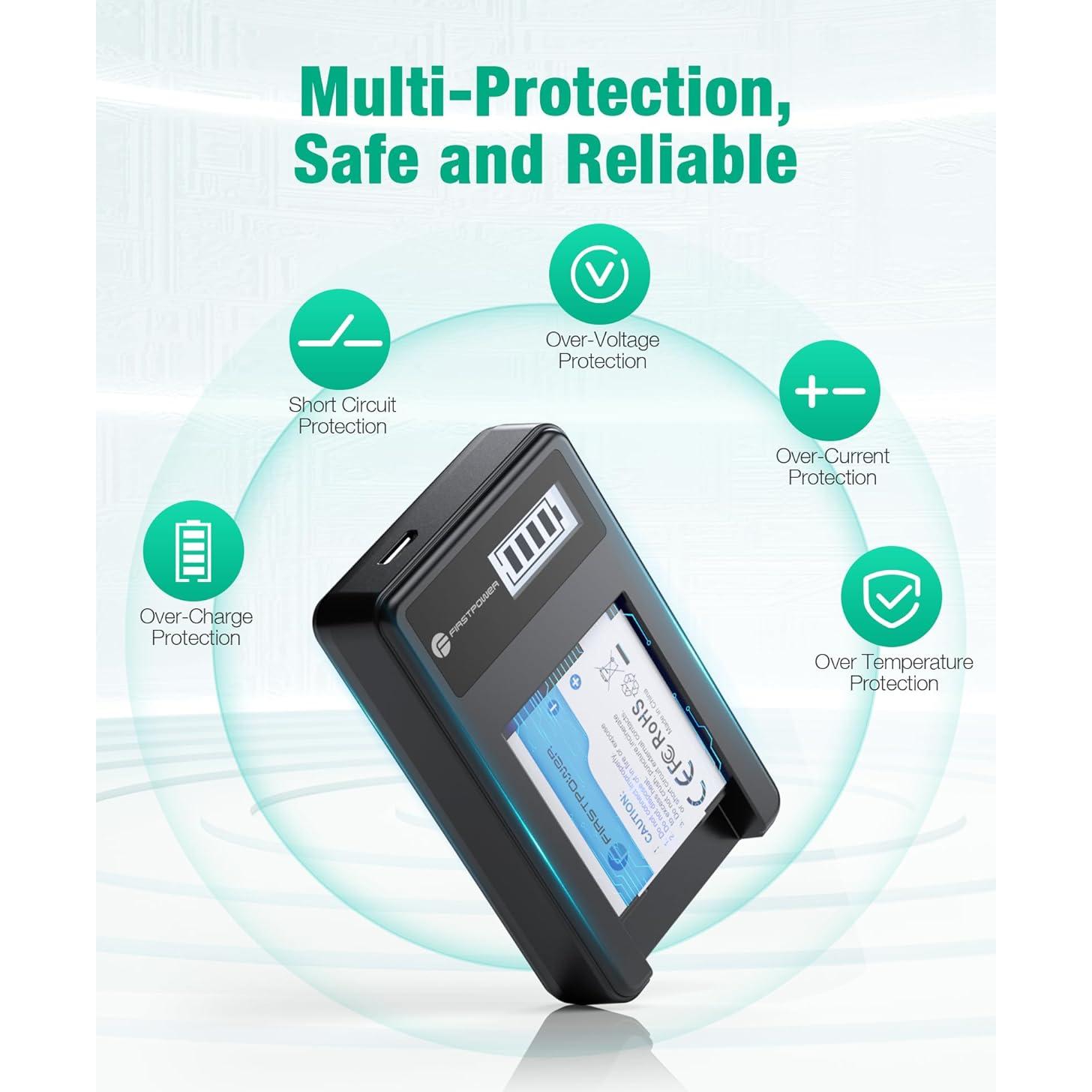 Batería y Cargador USB FirstPower NB-11L para Canon PowerShot