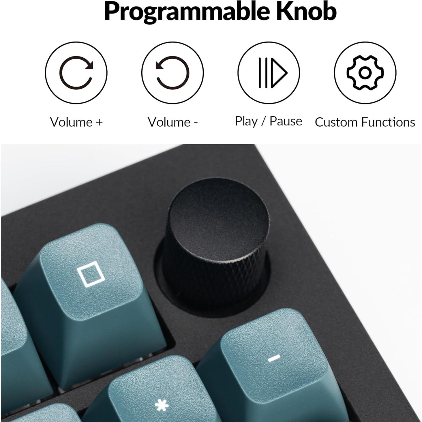 Teclado Mecánico Inalámbrico Keychron Q5 Pro 96% K Pro Marrón
