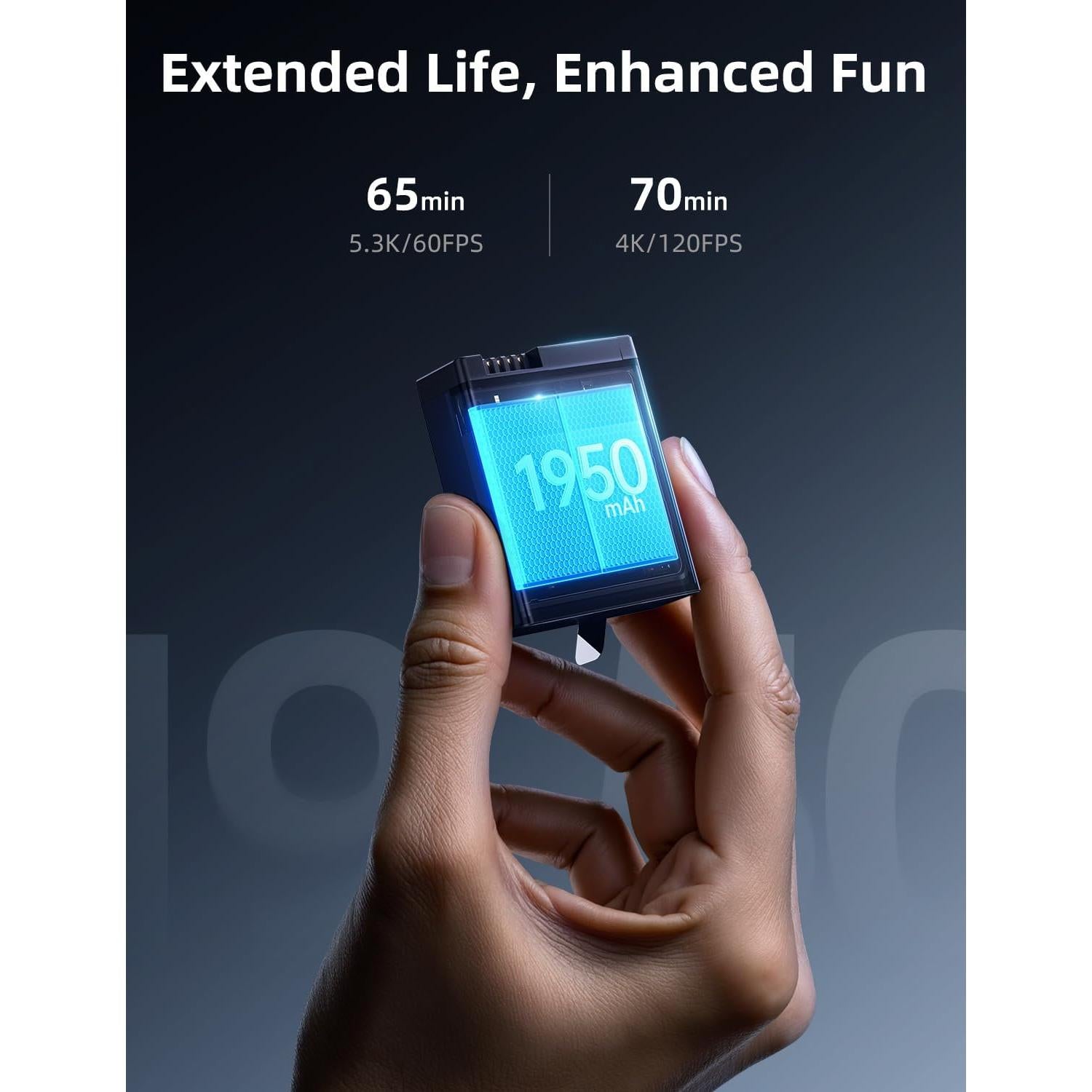 Baterías Enduro GoPro Hero 13 + Cargador USB-C 18W