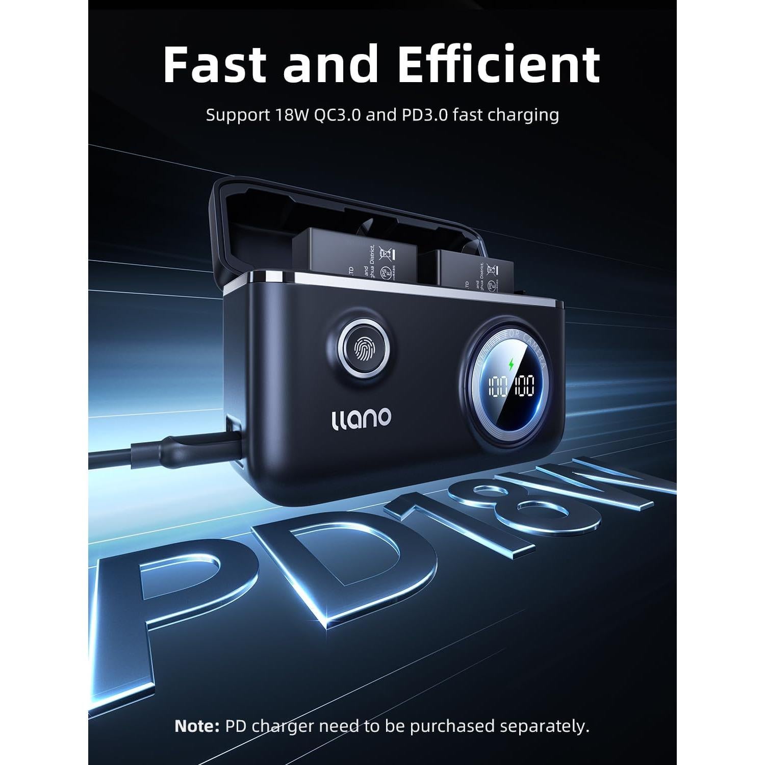 Baterías Enduro GoPro Hero 13 + Cargador USB-C 18W