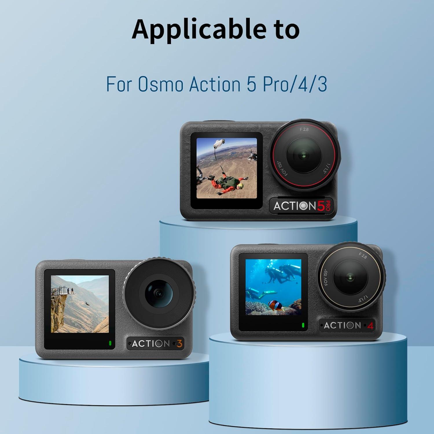 Paquete de 2 Baterías Recargables DJI Osmo Action 5 Pro/4/3 2100mAh