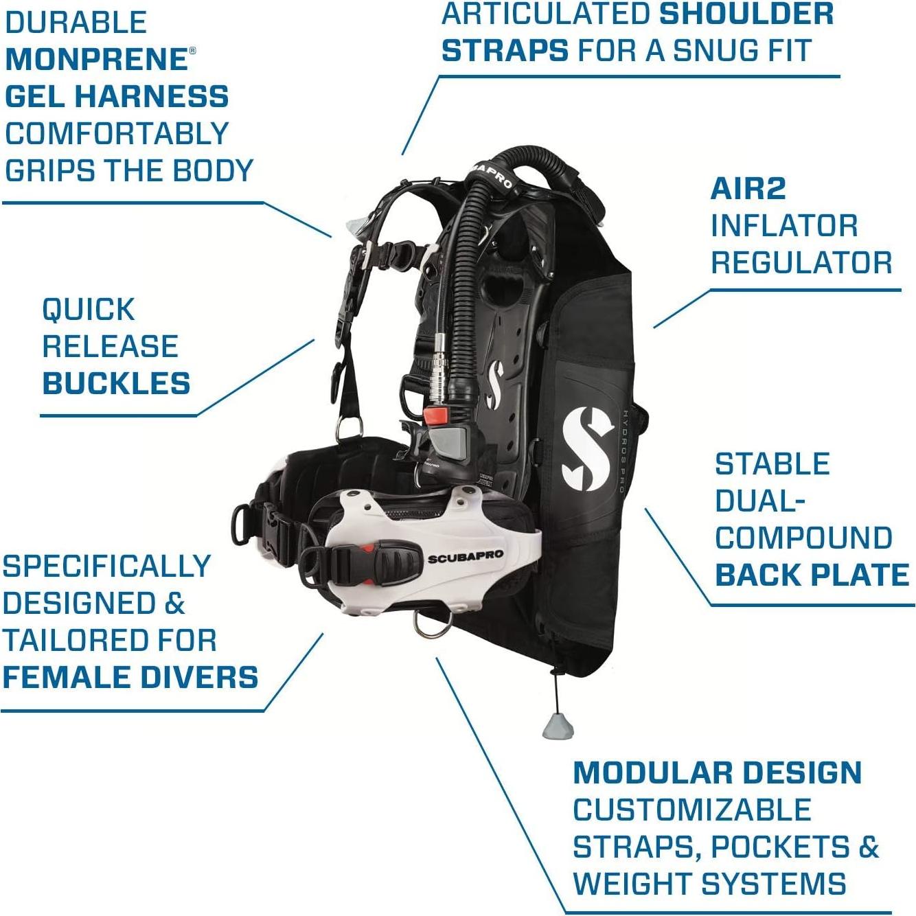 Chaleco de Buceo Scubapro Hydros Pro para Mujeres