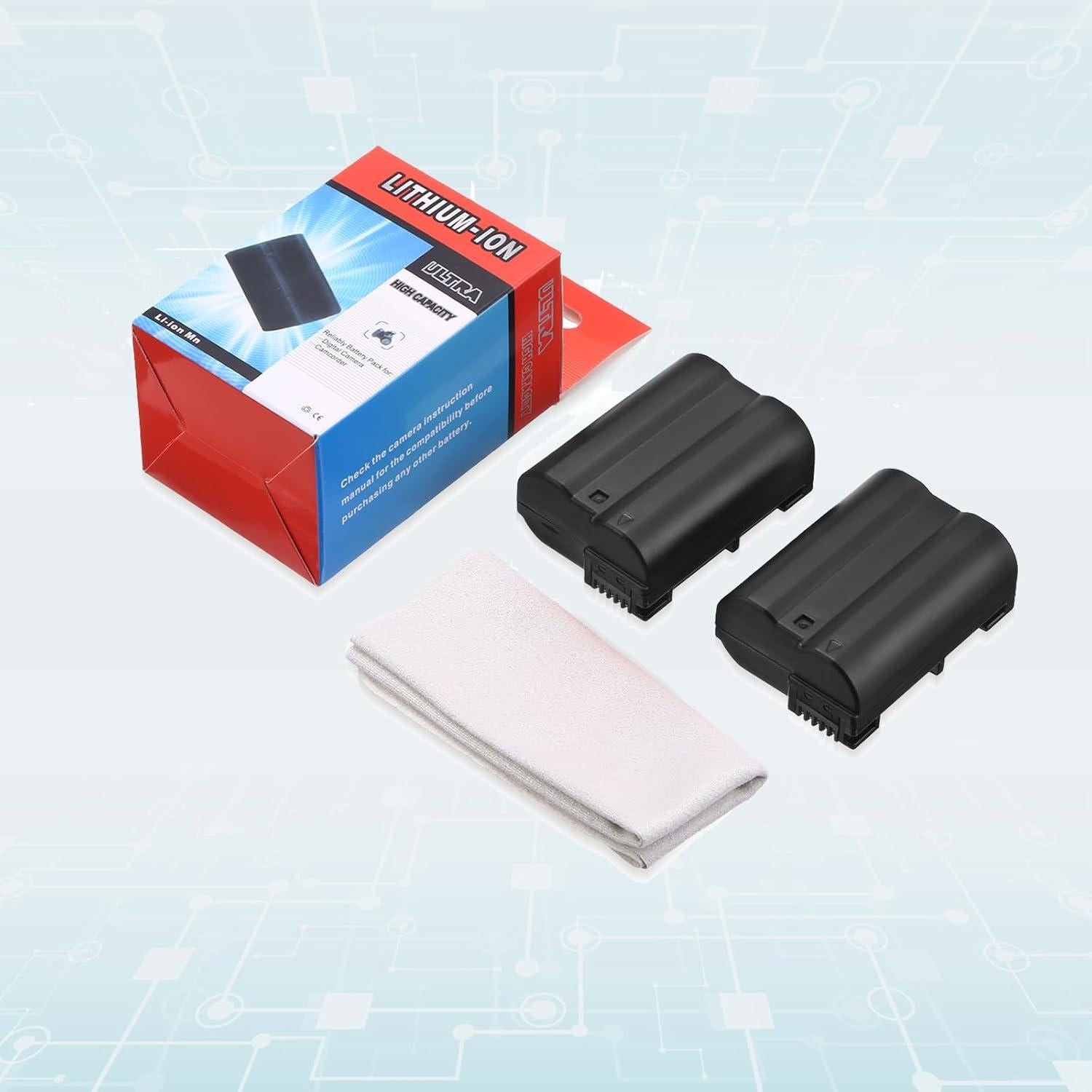 Batería FirstPower EN-EL15C para cámaras Nikon - 2 unidades