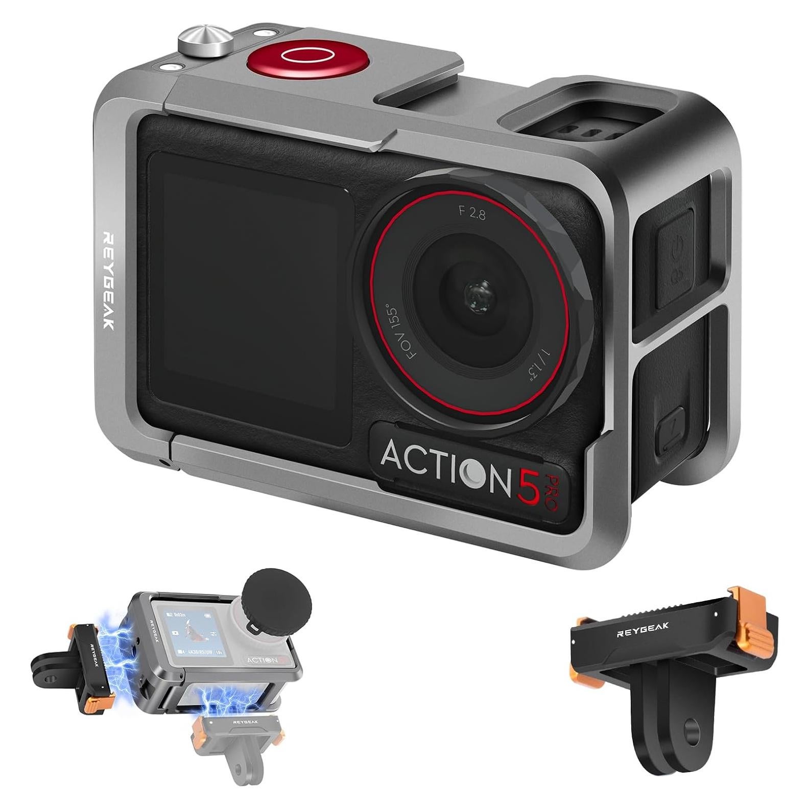 Jaula Metálica Ultraligera REYGEAK para DJI Action 5 Pro/4/3