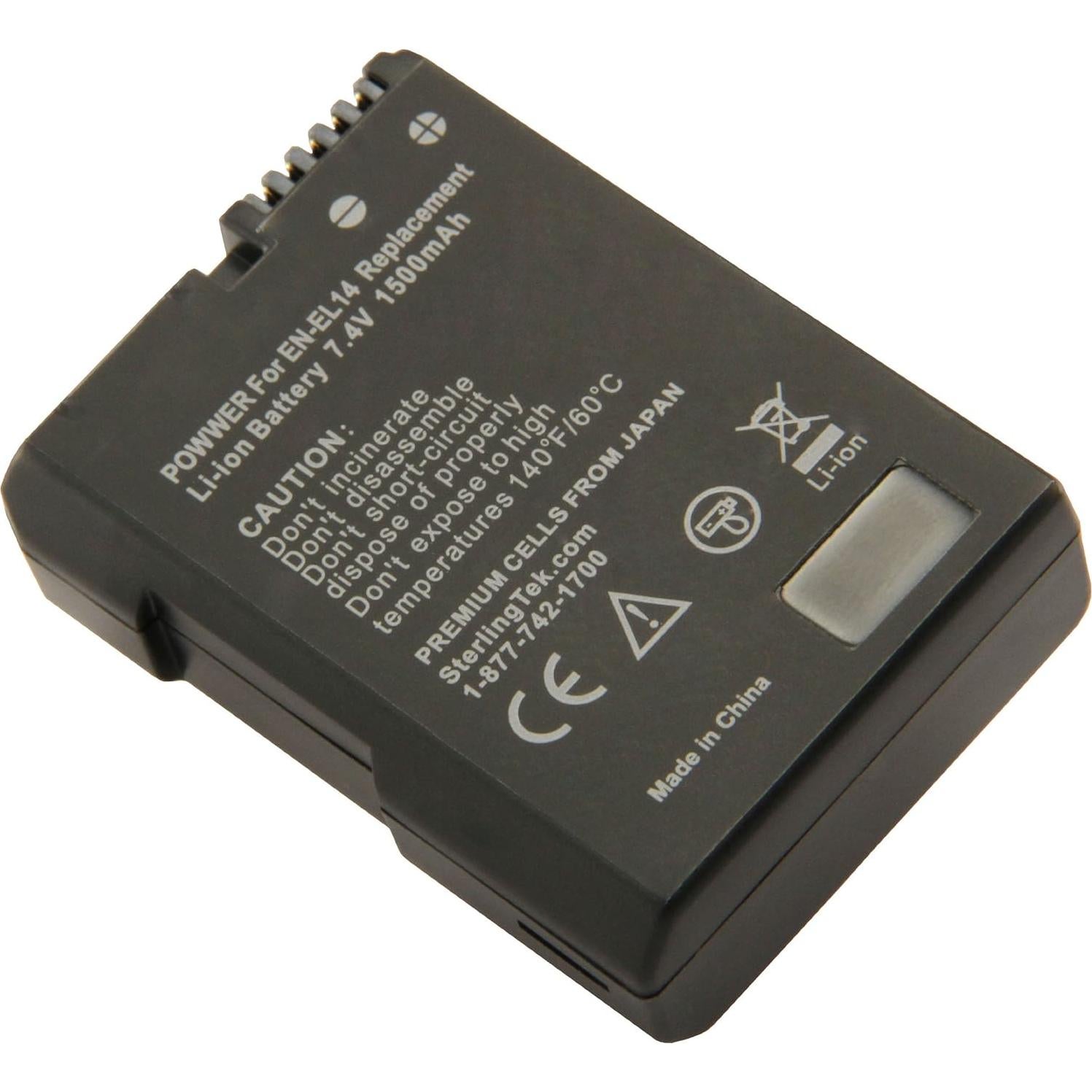 Batería STK EN-EL14 para Nikon D3100 D3200 D3300 D3400