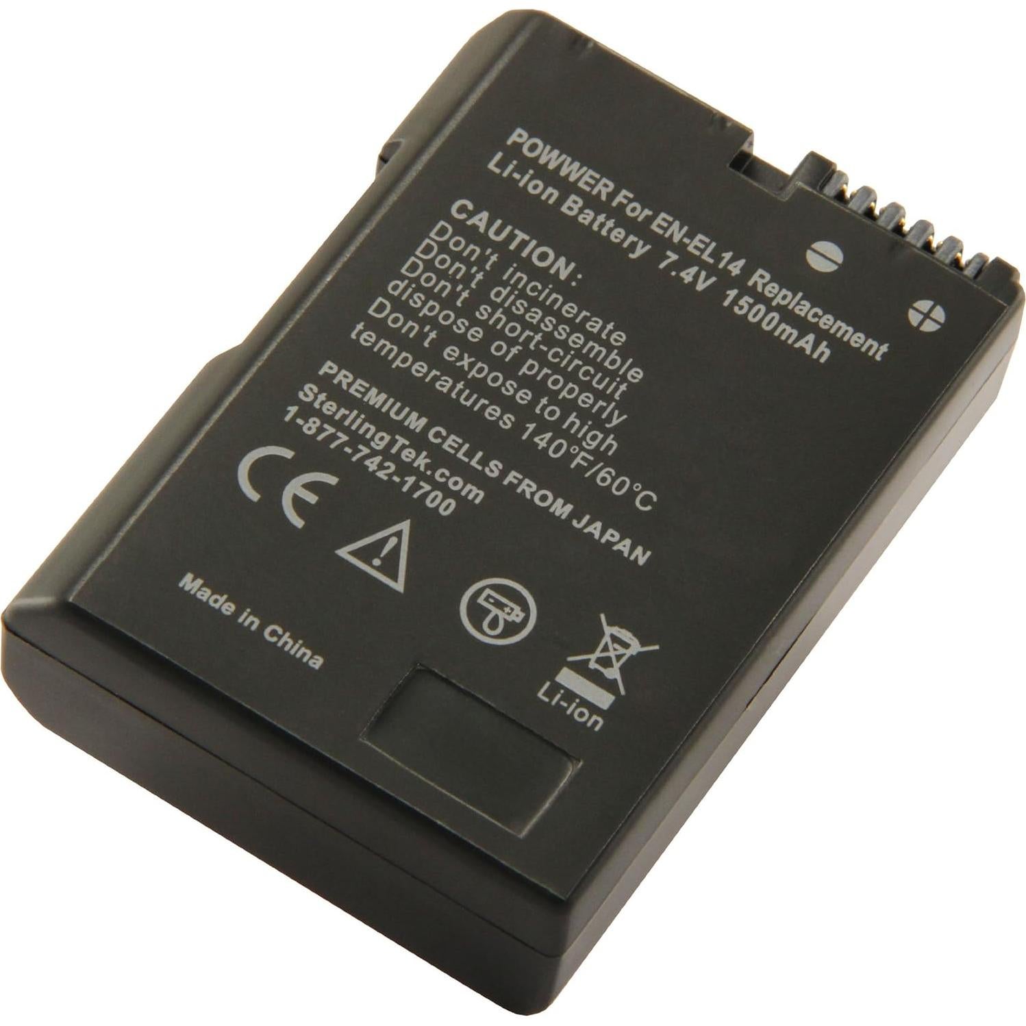 Batería STK EN-EL14 para Nikon D3100 D3200 D3300 D3400