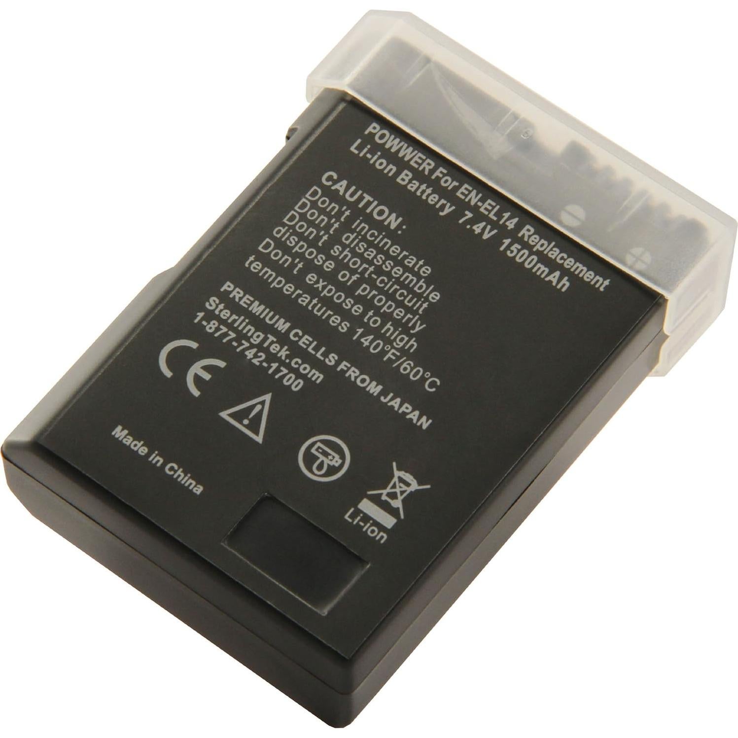 Batería STK EN-EL14 para Nikon D3100 D3200 D3300 D3400