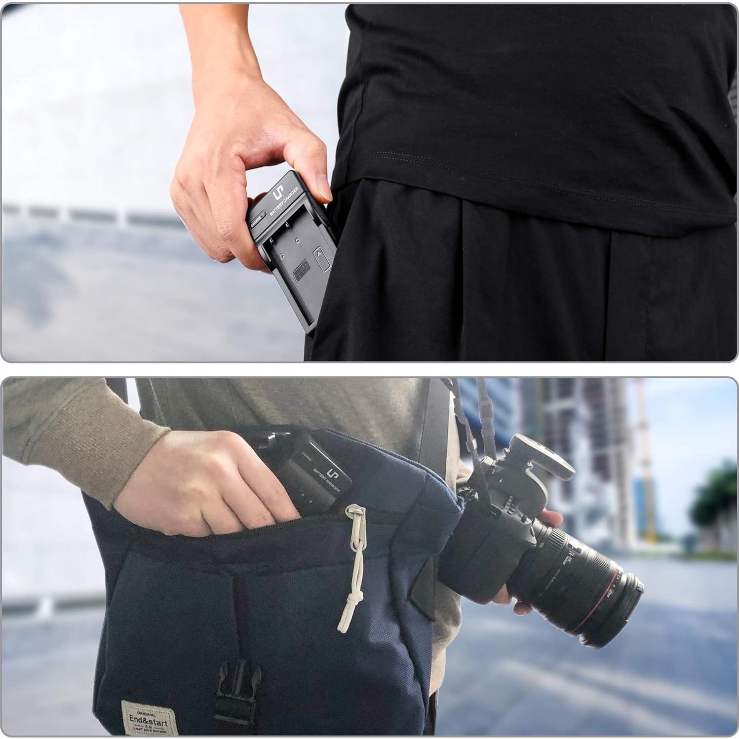 Cargador de Batería LP EN-EL14 Compatible con Nikon