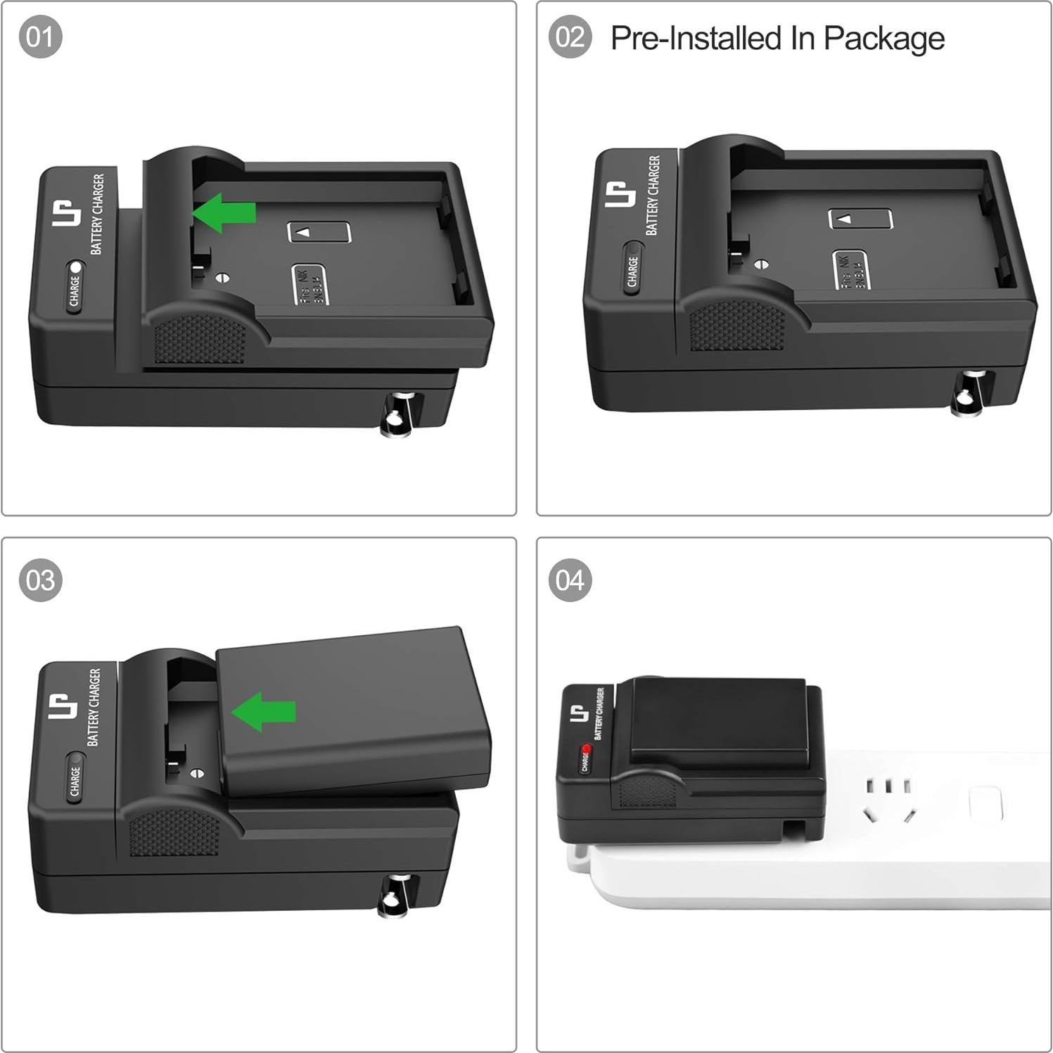 Cargador de Batería LP EN-EL14 Compatible con Nikon