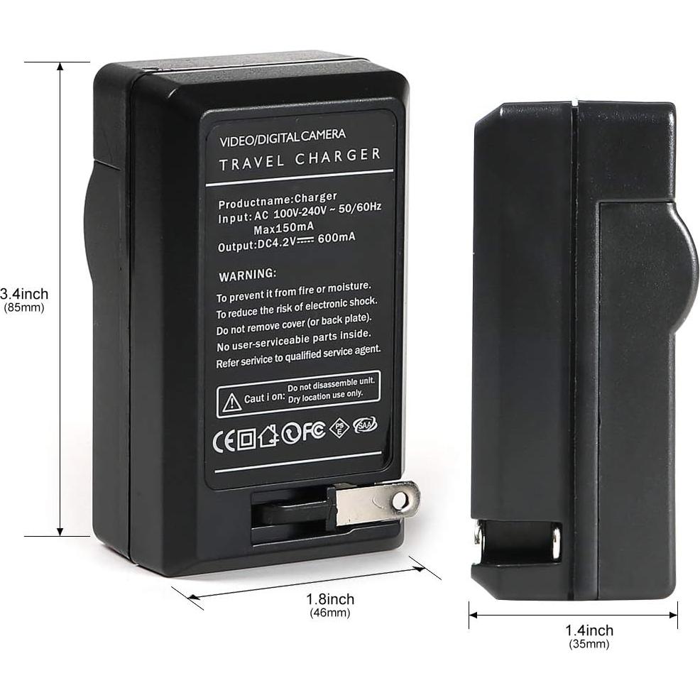 Cargador de Batería LP-E8 Rainy King para Canon EOS Rebel