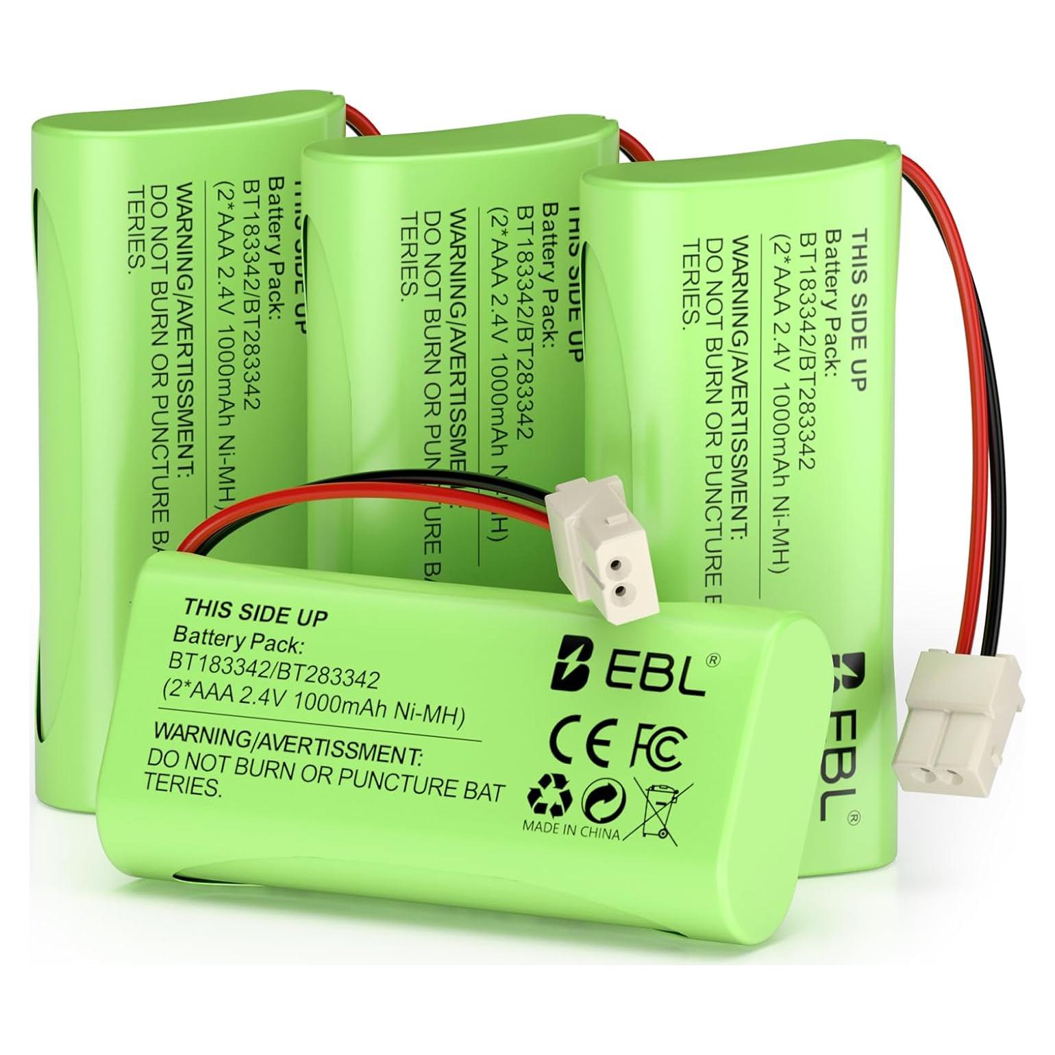 Batería Ni-MH EBL BT183342 1000mAh Compatible Teléfonos