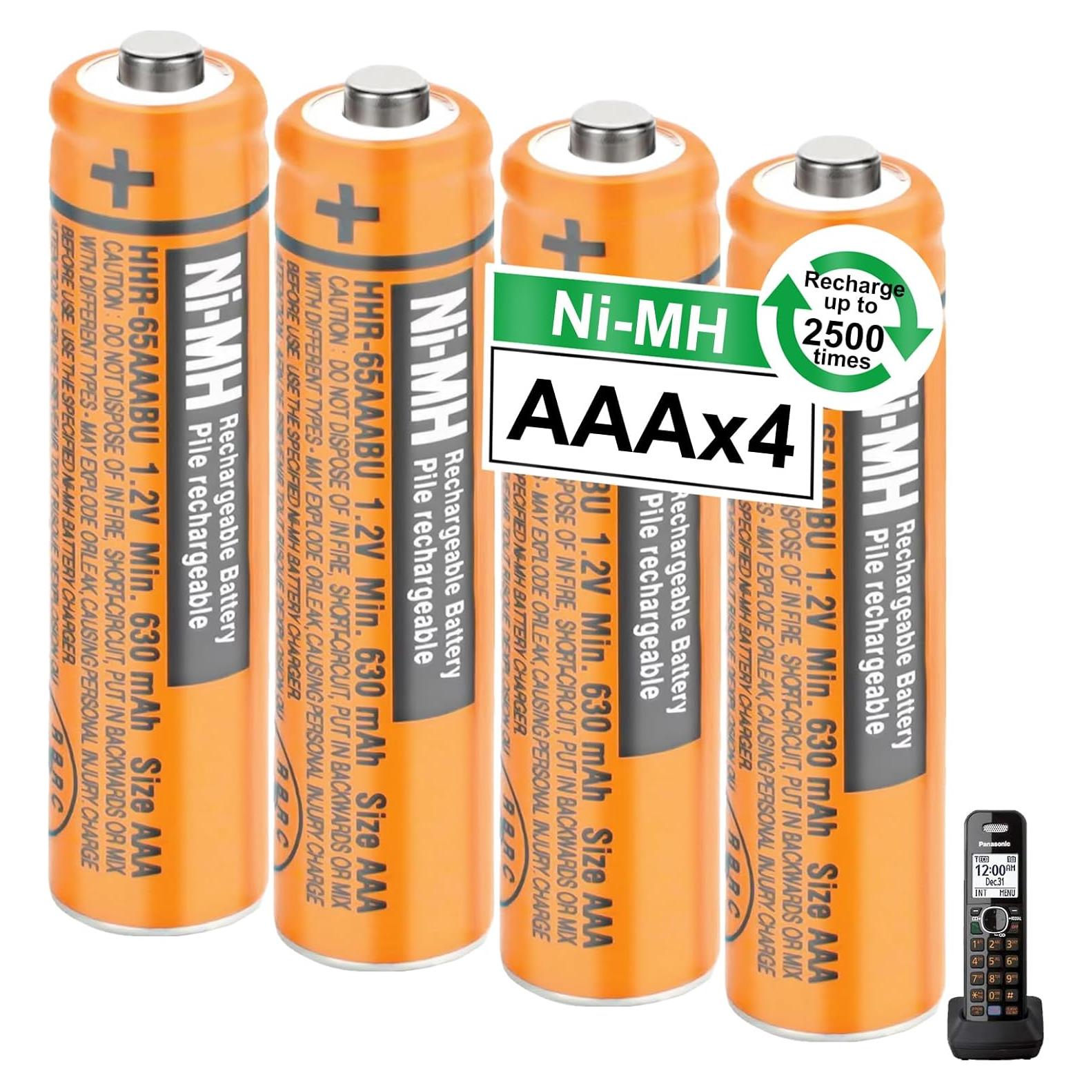 Baterías Recargables AAA OSIM HHR-65AAABU 1.2V 630mAh