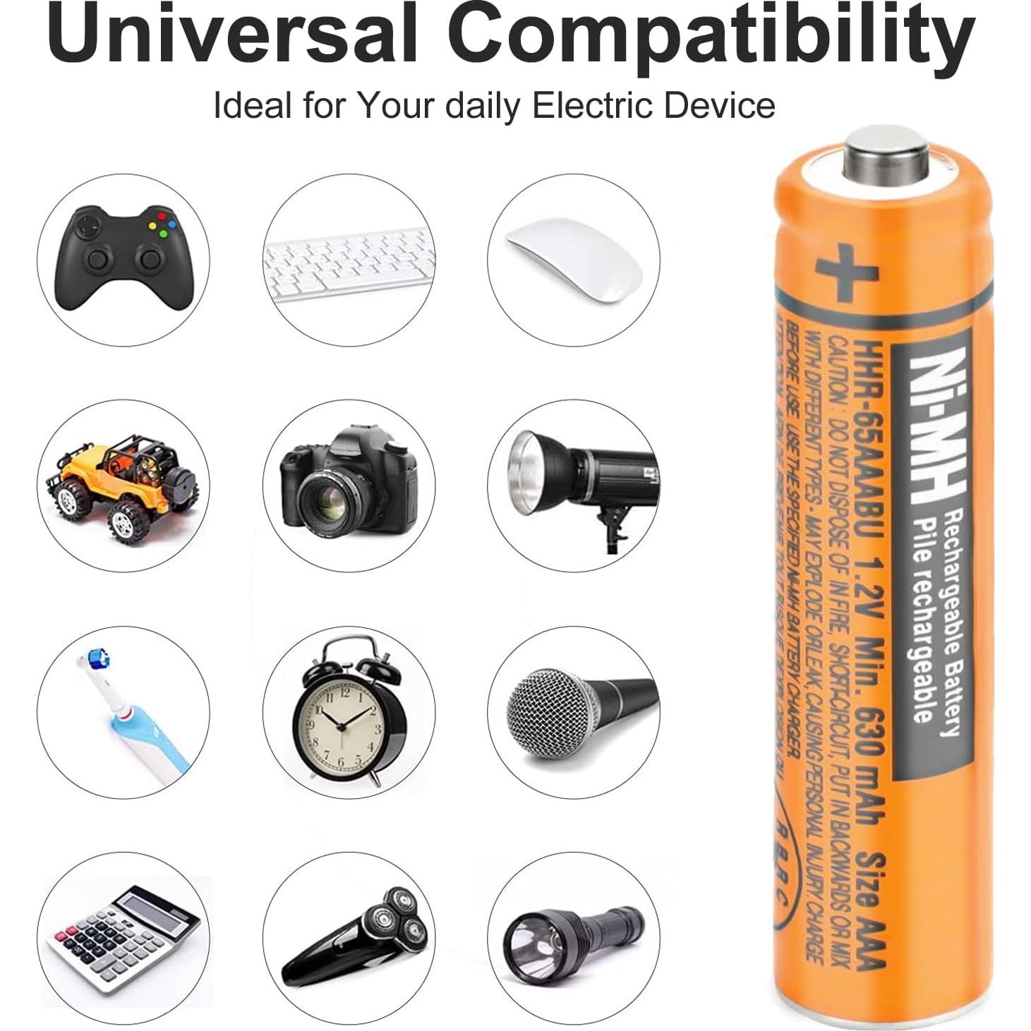 Baterías Recargables AAA OSIM HHR-65AAABU 1.2V 630mAh