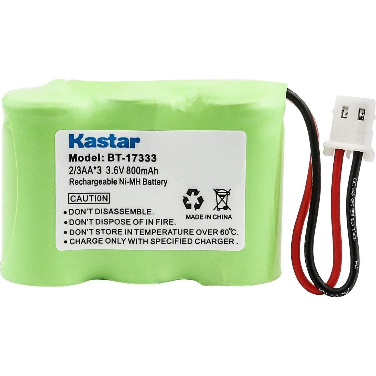Batería recargable Kastar 3.6V 800mAh para VTech BT-17333