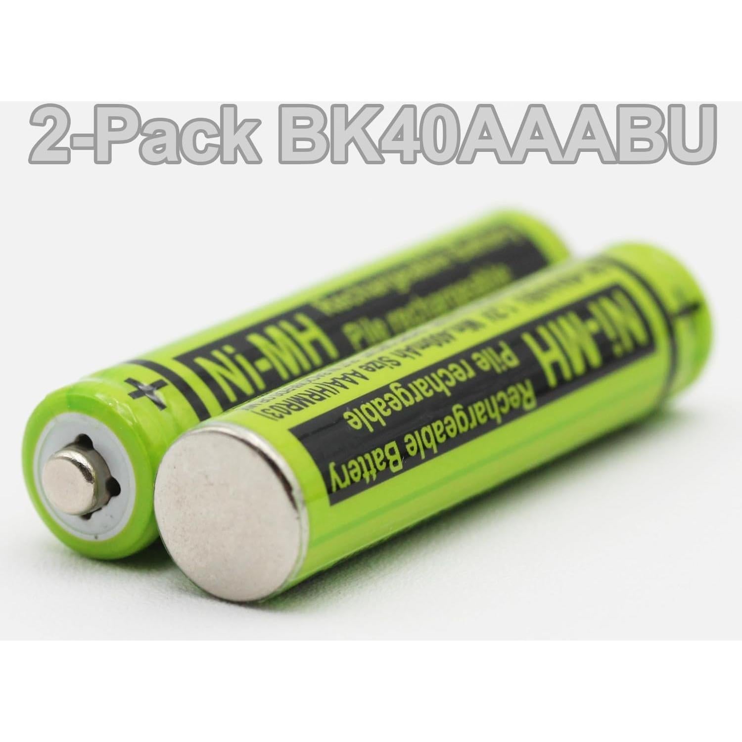 Baterías recargables NiMH Panasonic BK-40AAABU 1.2V 400mAh