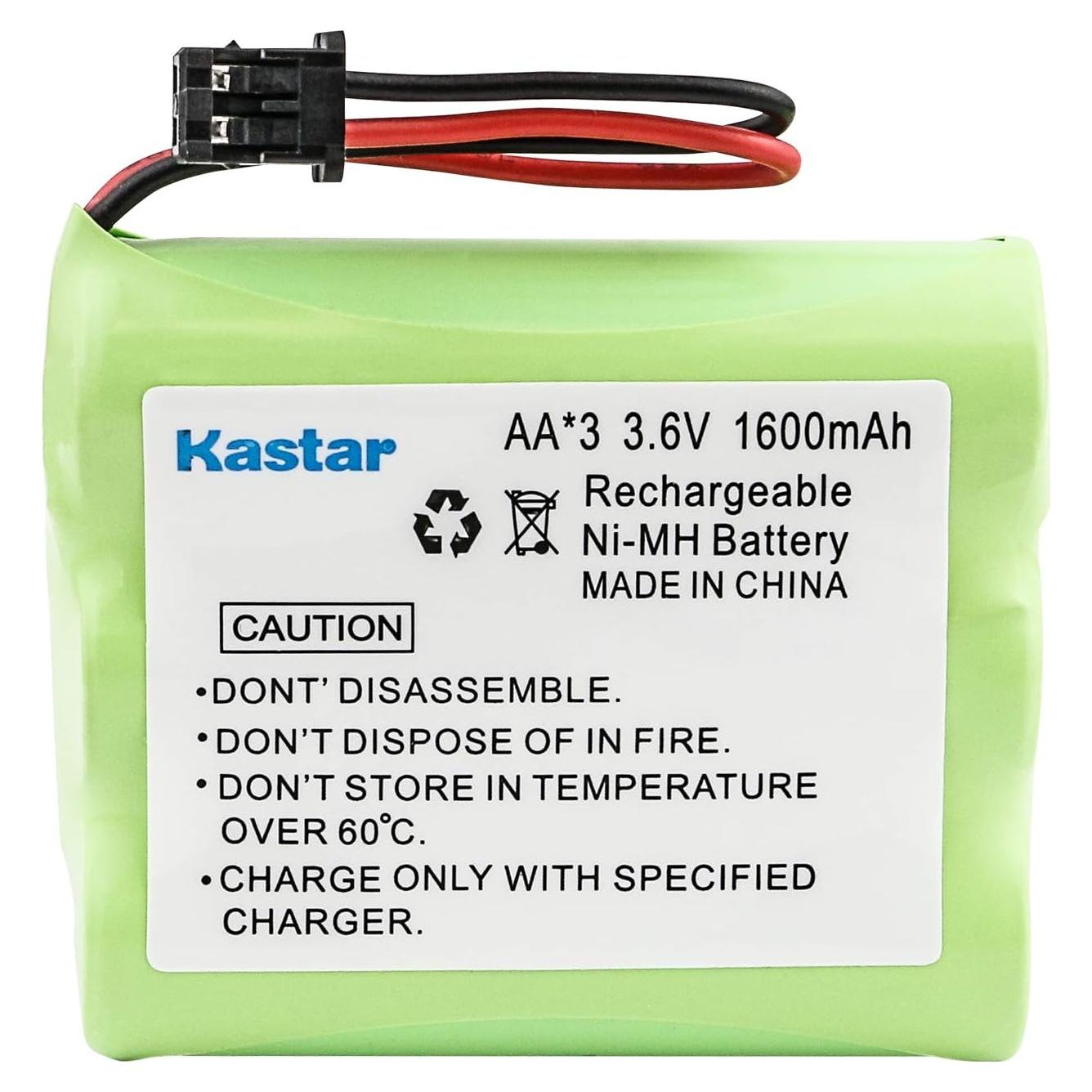 Batería Inalámbrica Kastar 3.6V 1600mAh para Uniden y Radio Shack