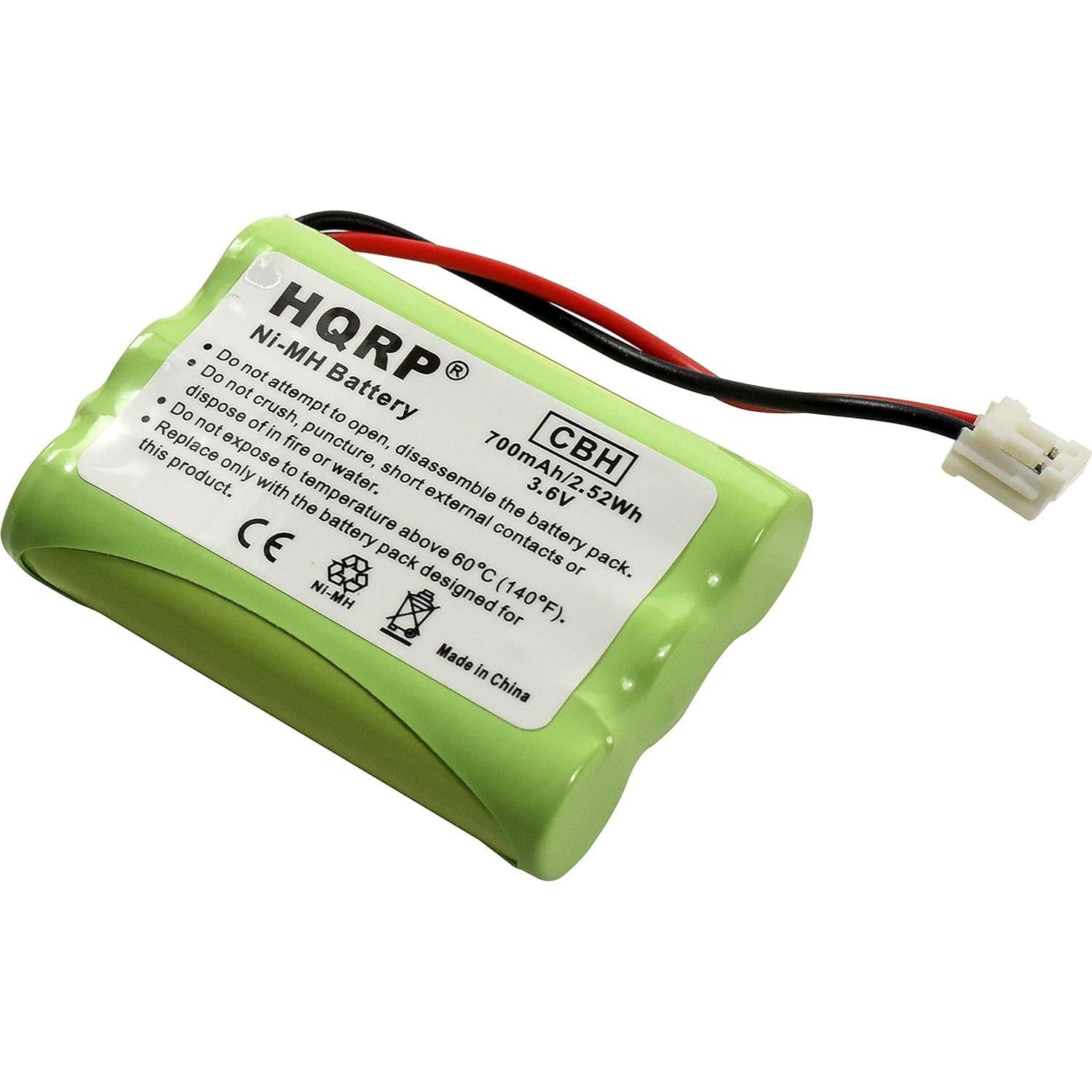 Batería recargable HQRP 2-Pack 3.6V 700mAh para VTech