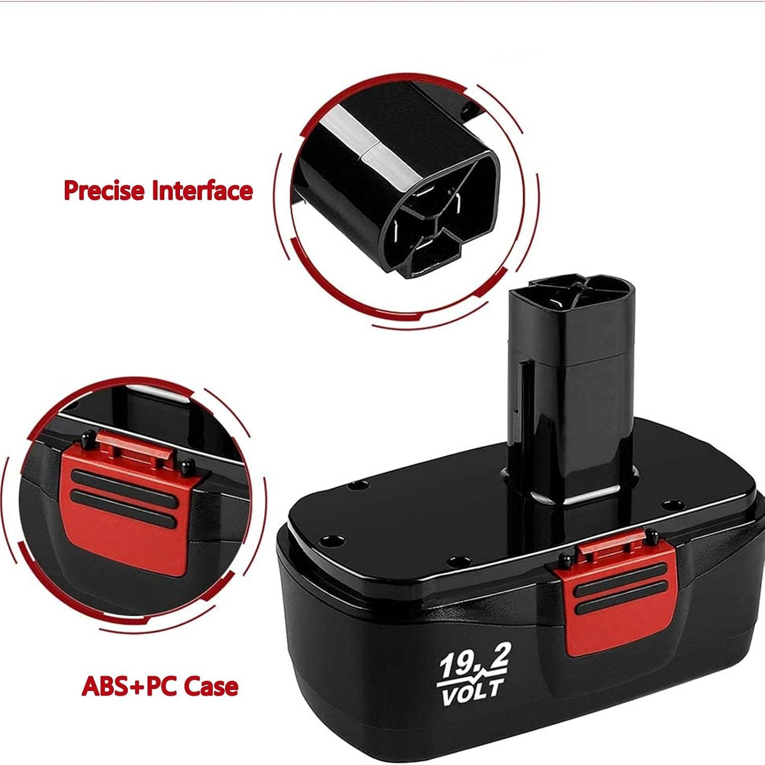 2 Baterías de Reemplazo Ni-MH 19.2V 3500mAh Craftsman C3