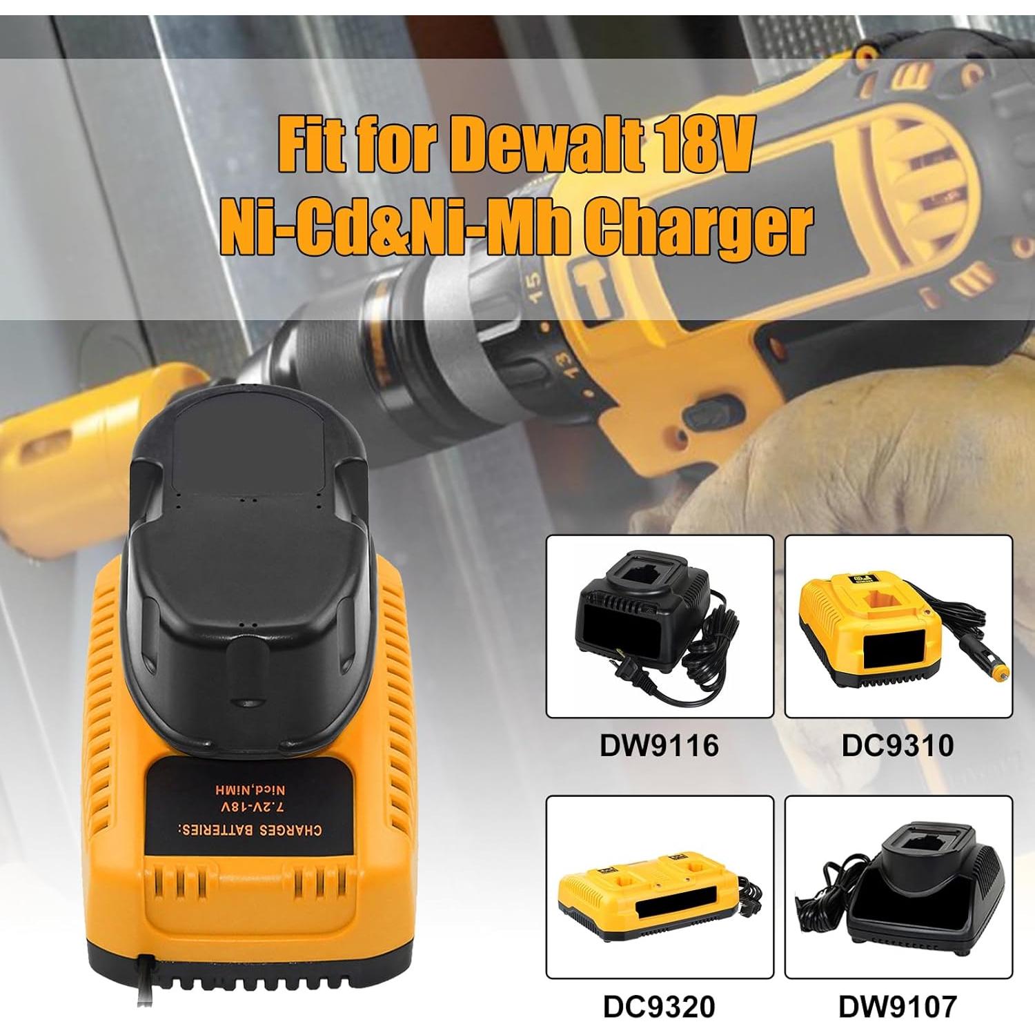 Batería de Reemplazo Ni-Mh 18V Dosctt para Dewalt DC9098