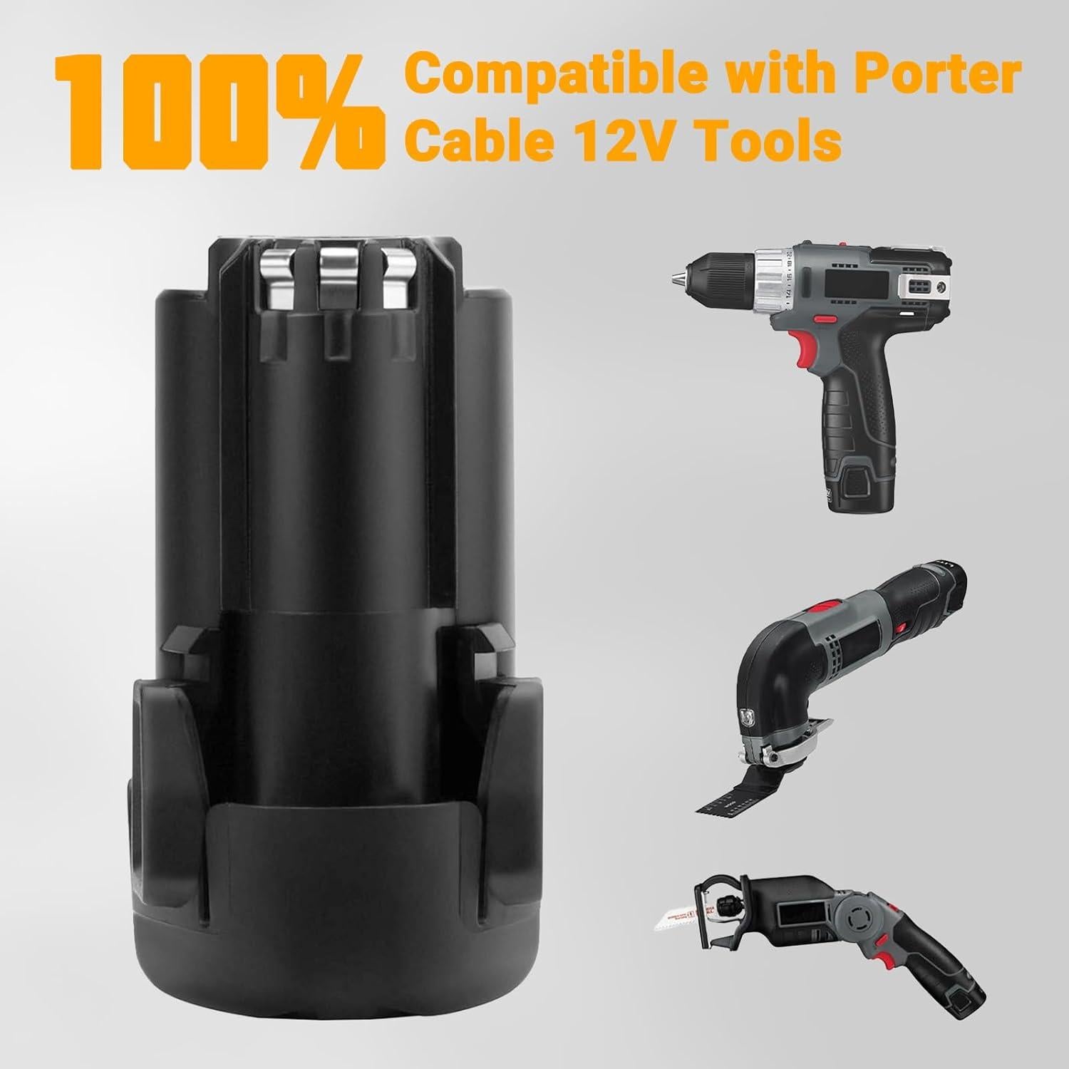 Batería de Reemplazo Li-ion Joiry 12V 3000mAh 2-Pack