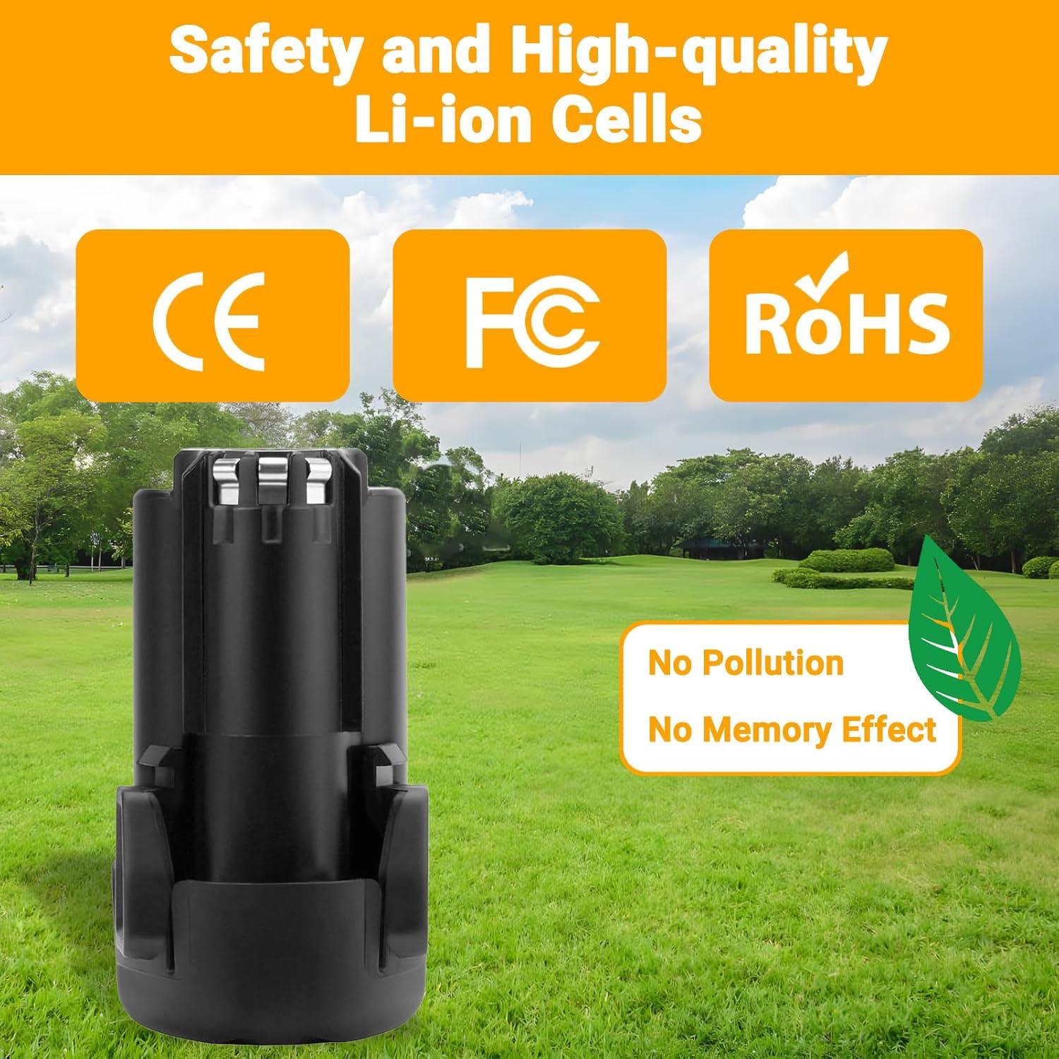 Batería de Reemplazo Li-ion Joiry 12V 3000mAh 2-Pack