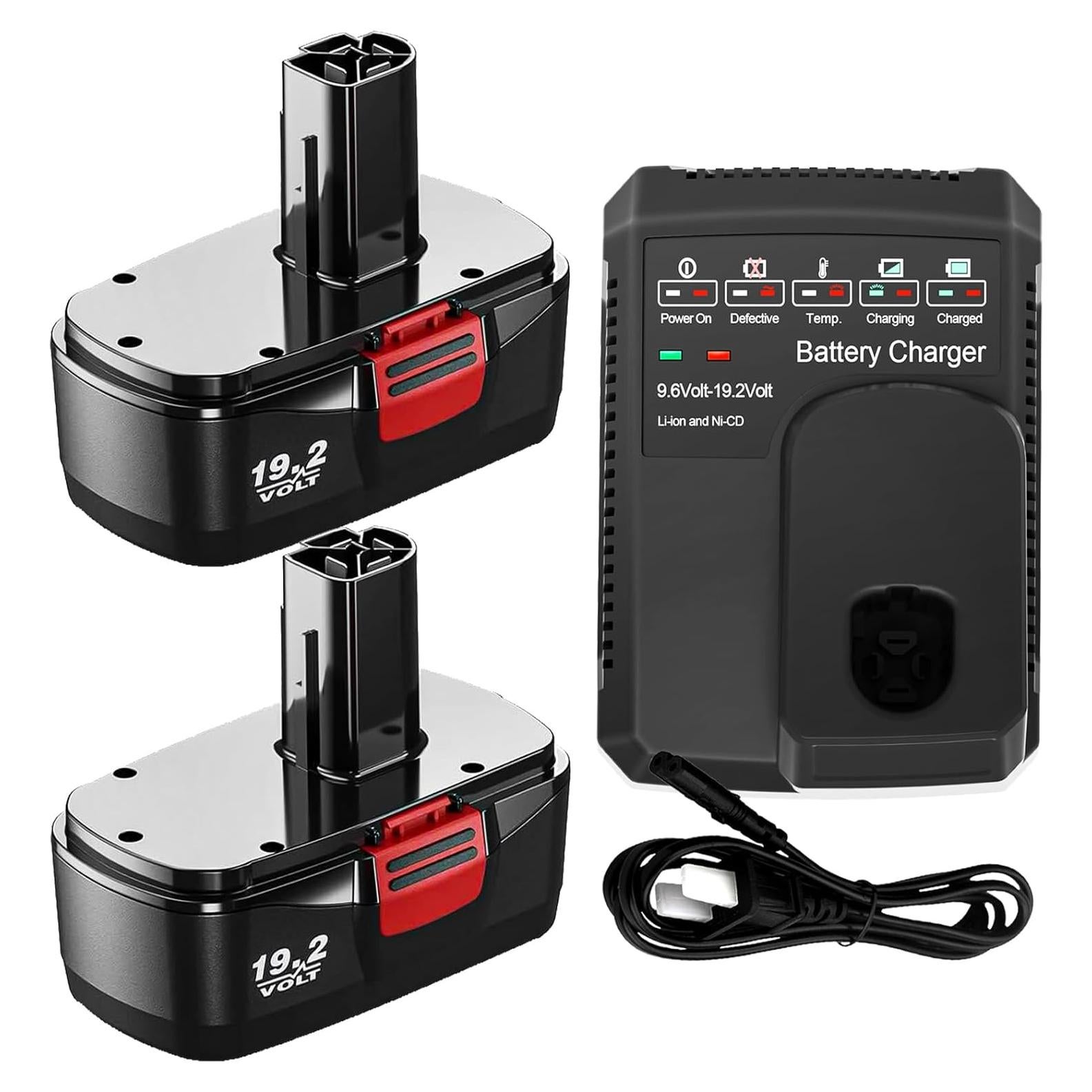 Baterías Ni-Mh 4.5Ah 19.2V Dosctt + Cargador Craftsman